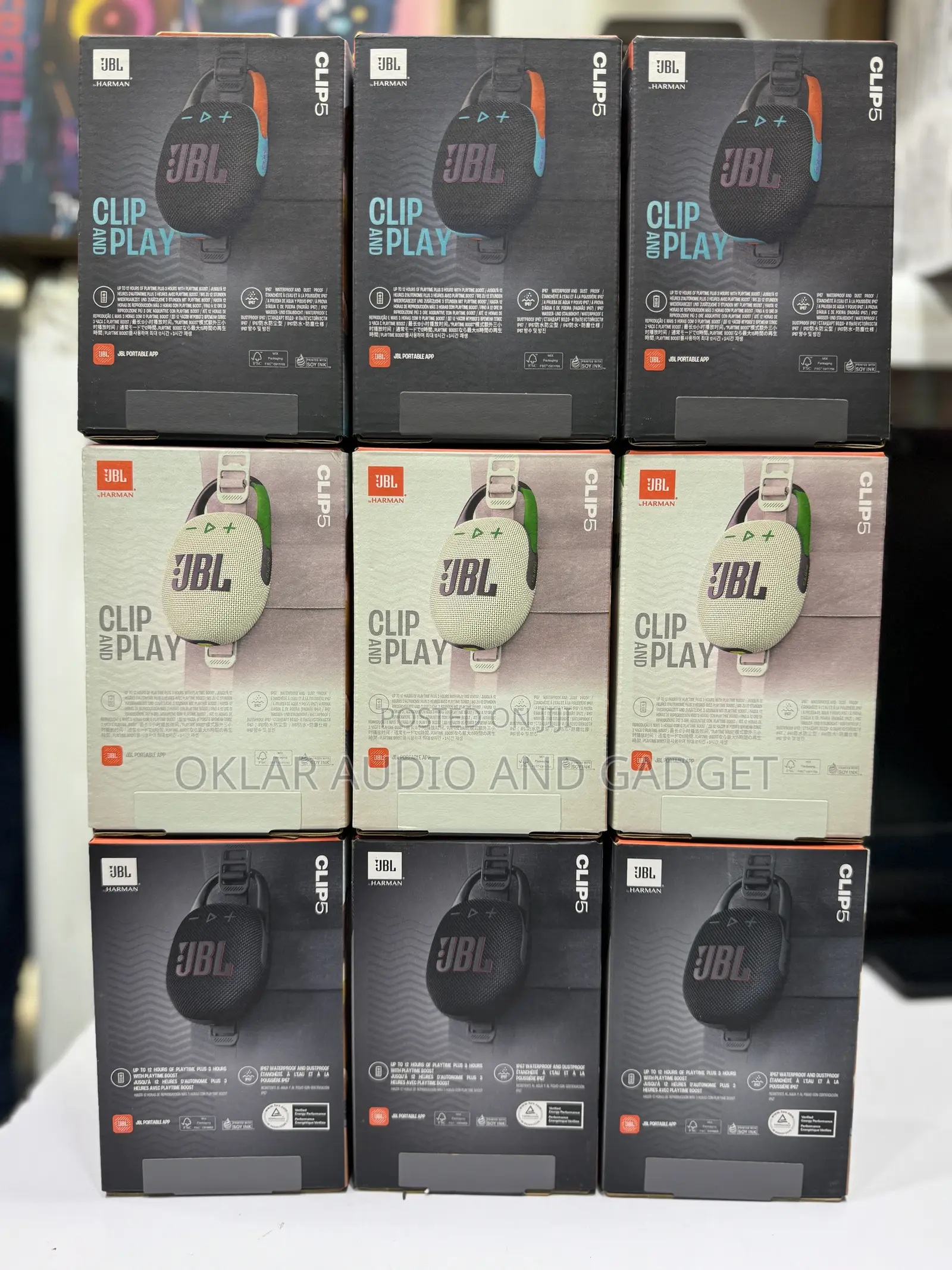 JBL Clip 5 Portable Bluetooth Speaker