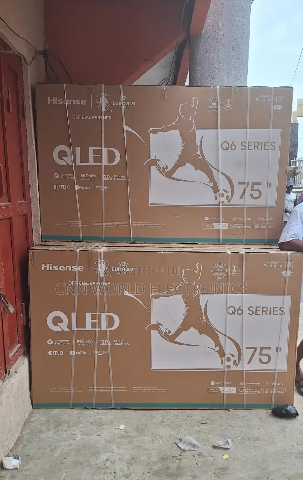 2024made Hisense 75q6n Qled Smart (Q6 Series) Netflix App