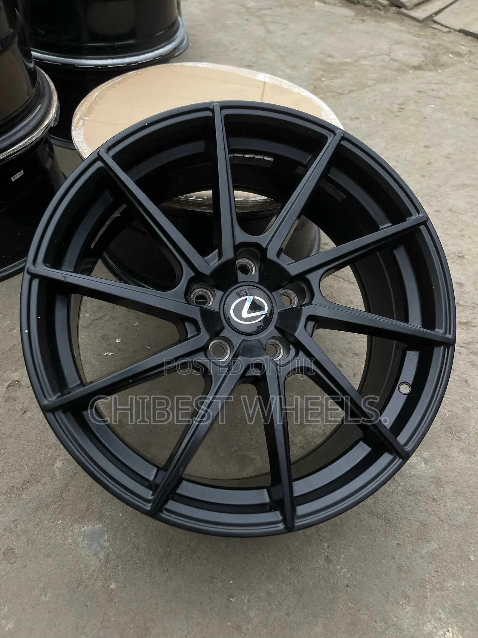 18 Rim for Lexus Vehicles Original Rim Pure Black
