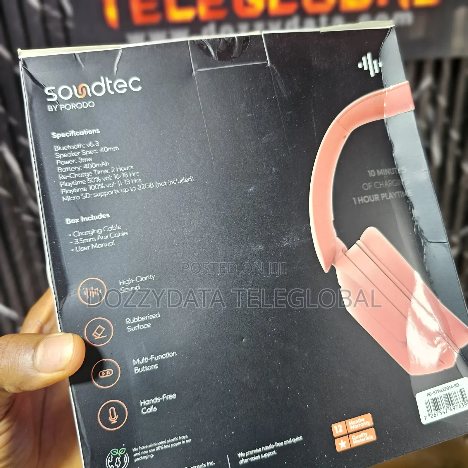 Soundtec by Porodo Euphora Wireless Headphone