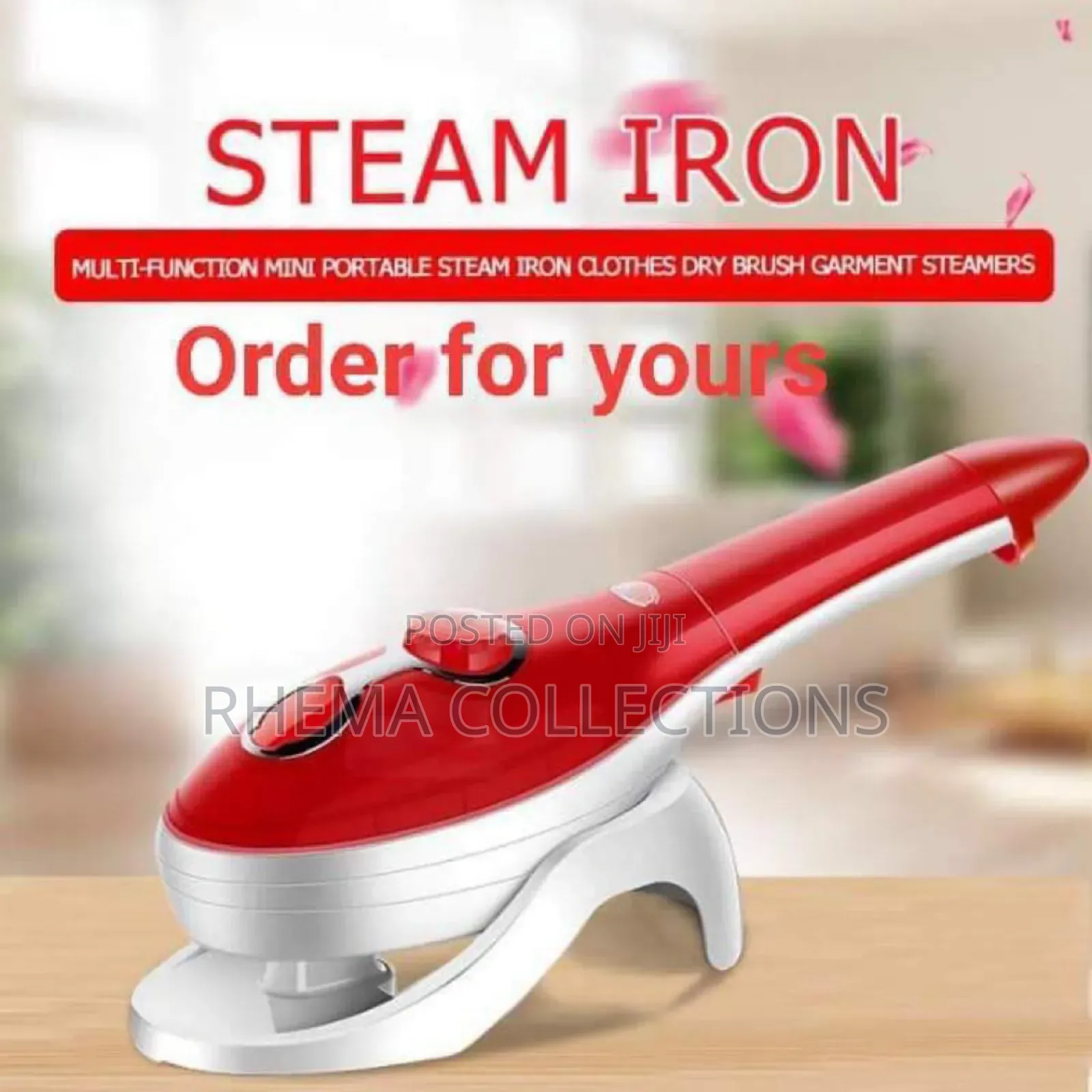 Handheld Steamer With Brushes for Home and Travel