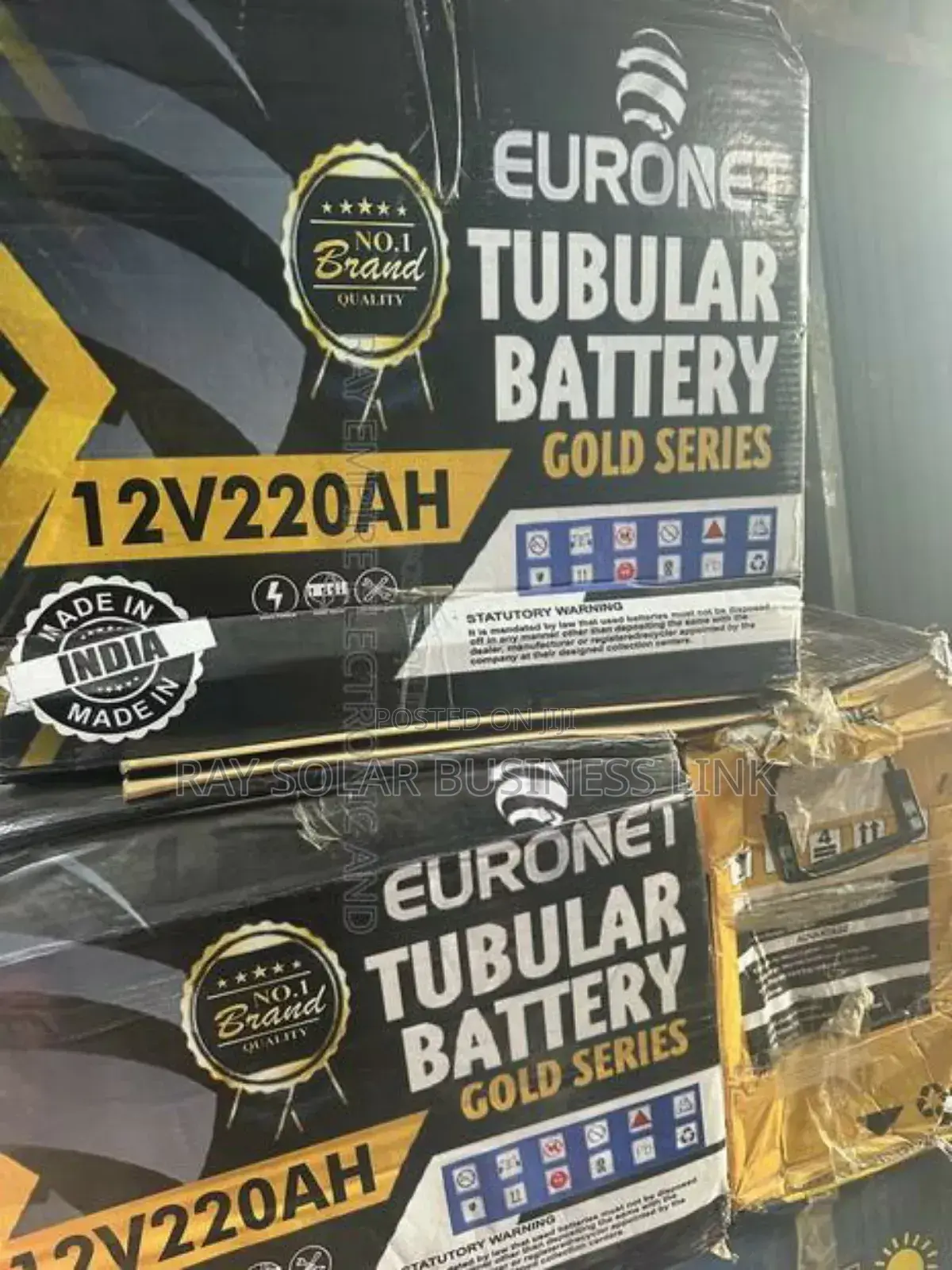 Euronet 220ah Tubular Battery