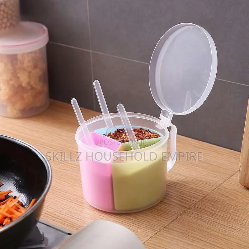3 Compartment Condiment Container