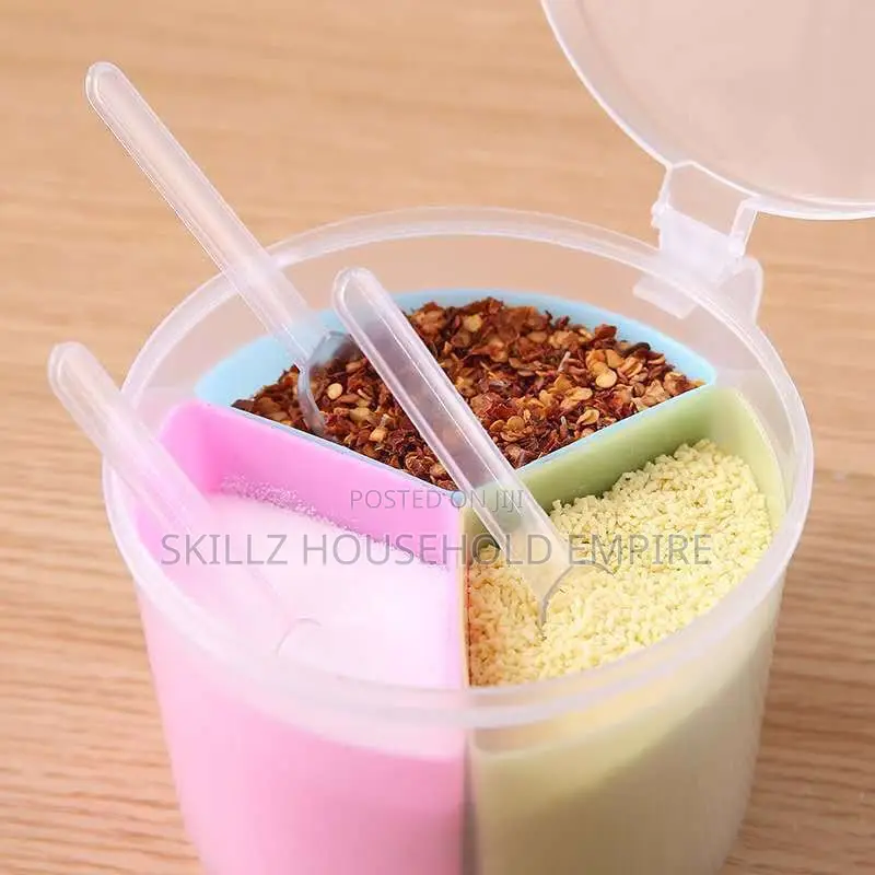 3 Compartment Condiment Container