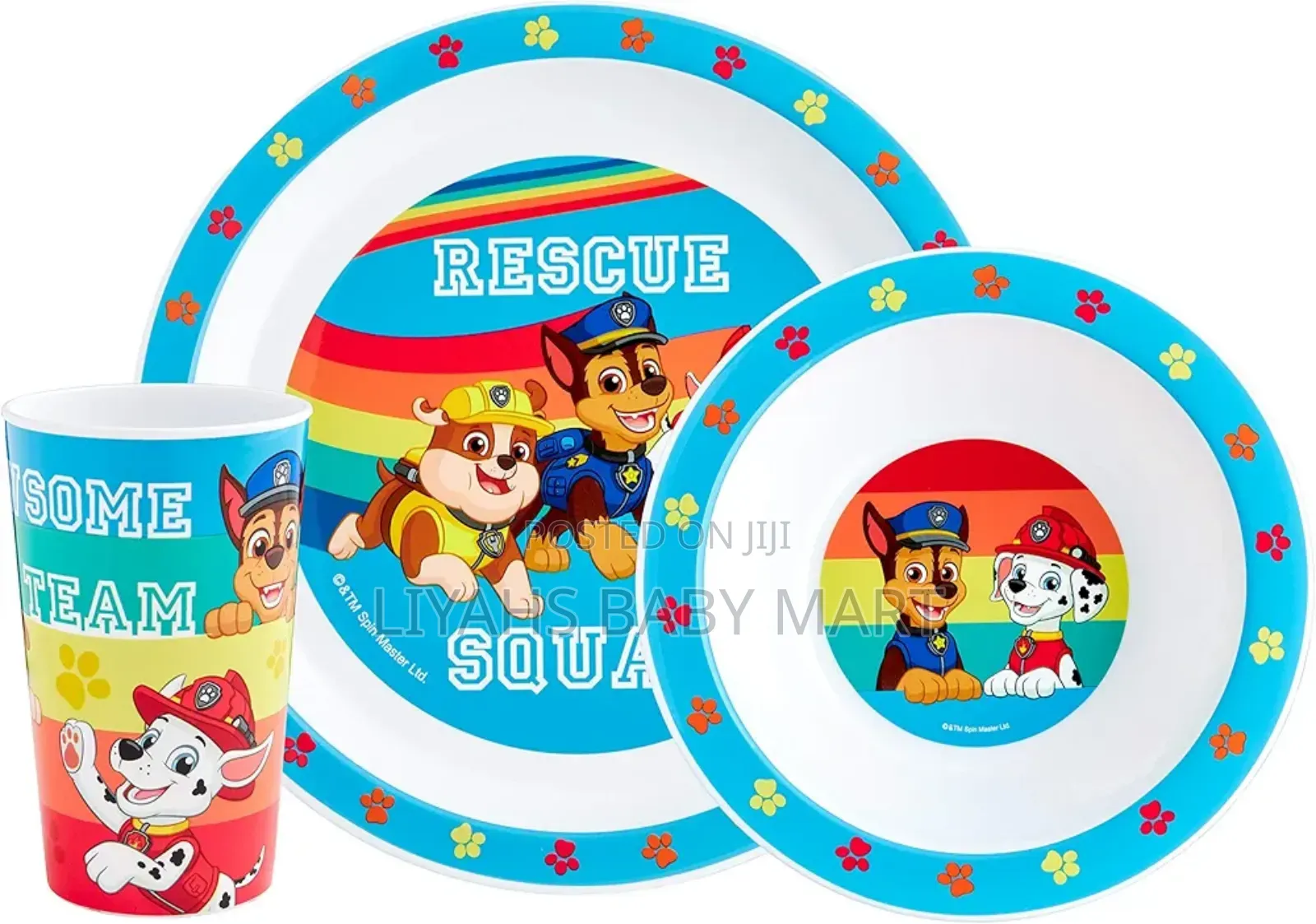 Paw Patro Children Plate Sets