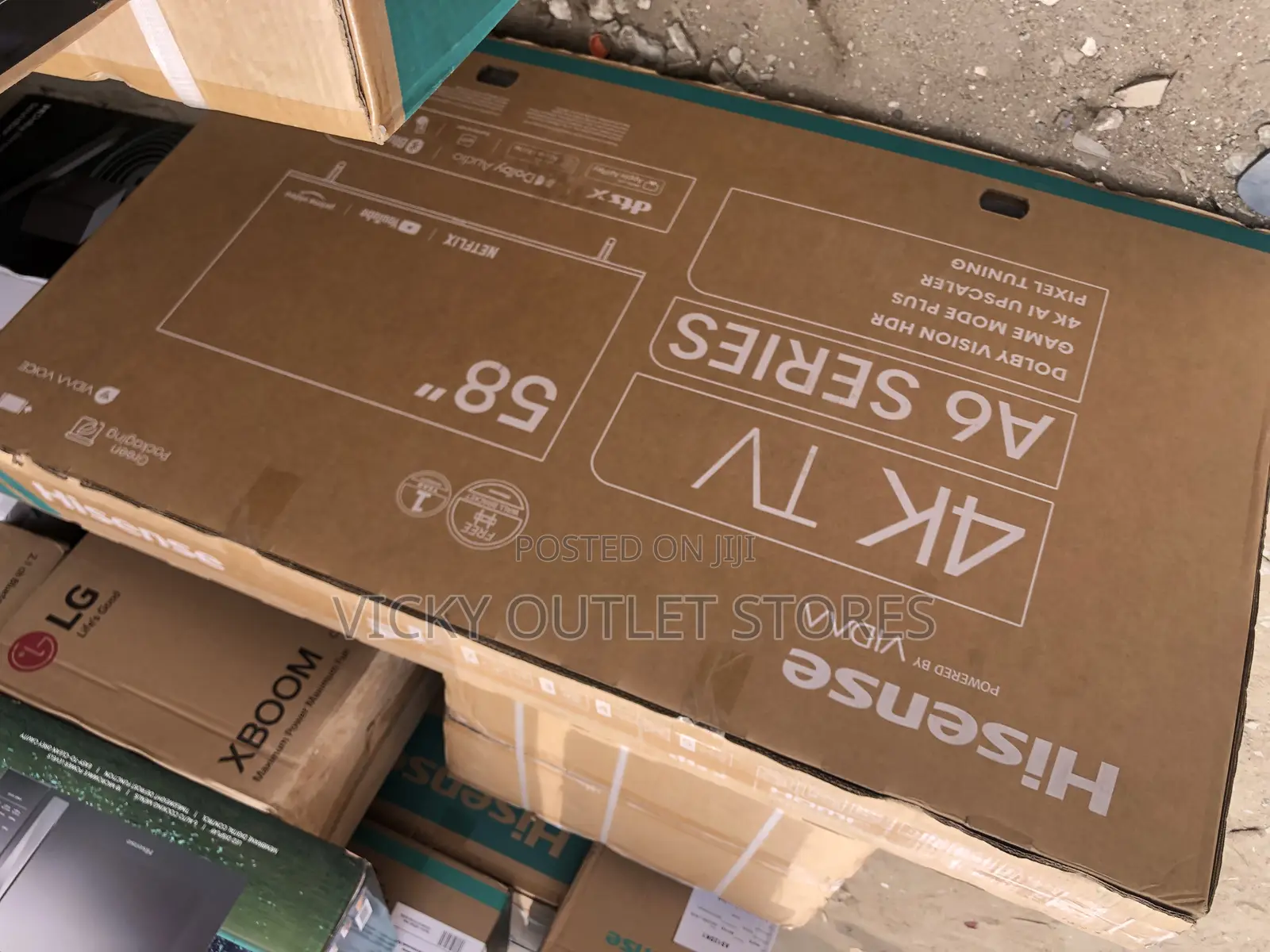 Original Hisense 58” Uhd4k Smart Tv