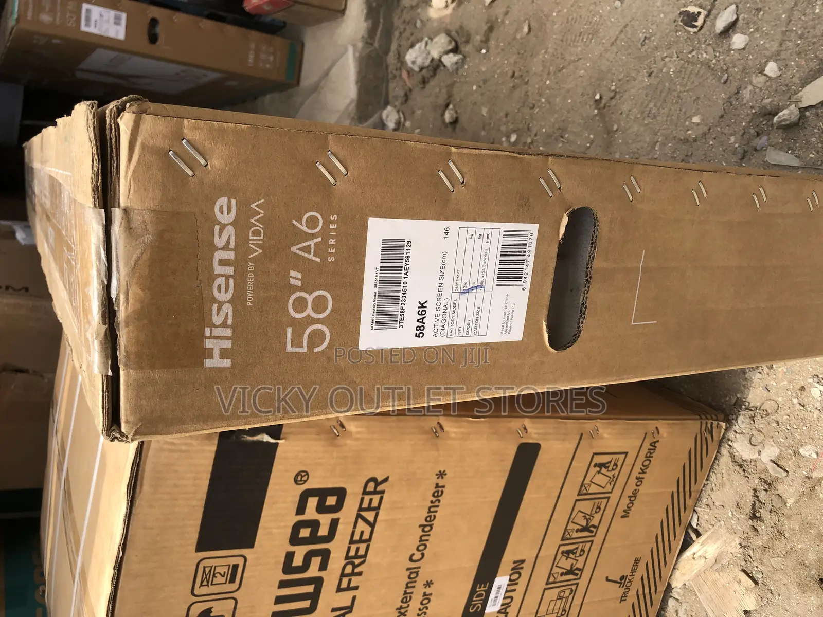 Original Hisense 58” Uhd4k Smart Tv