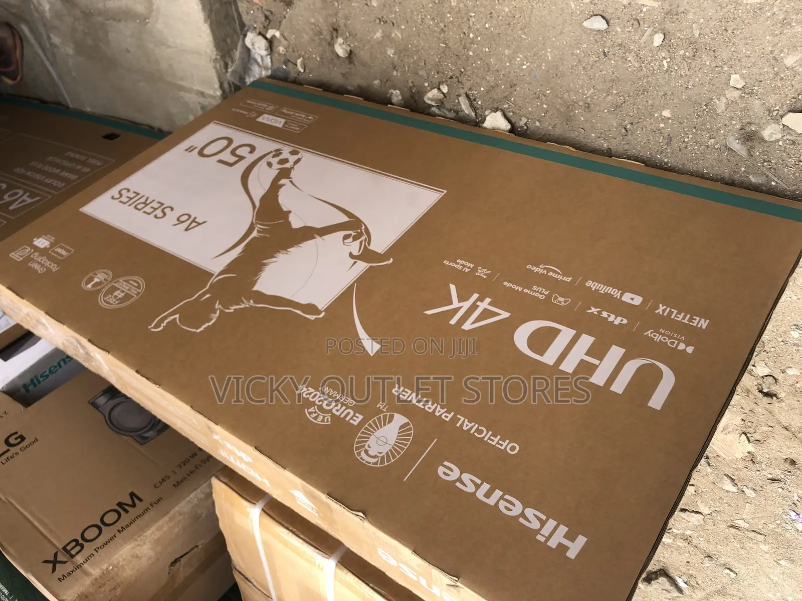 Original Hisense 50” Uhd4k Smart Tv