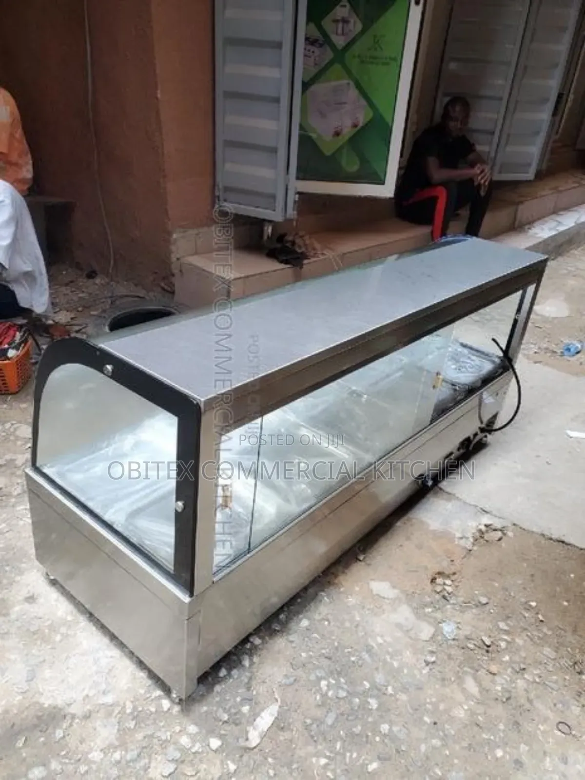 Italian Standard Food Warmer 10plates With Curved Glass