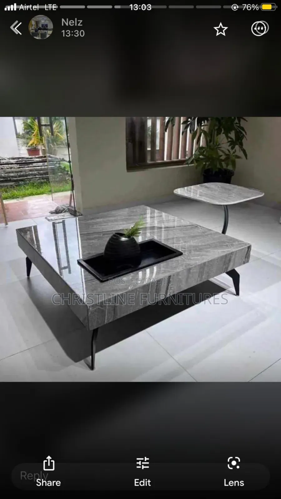 Marble Turkey Centre Table