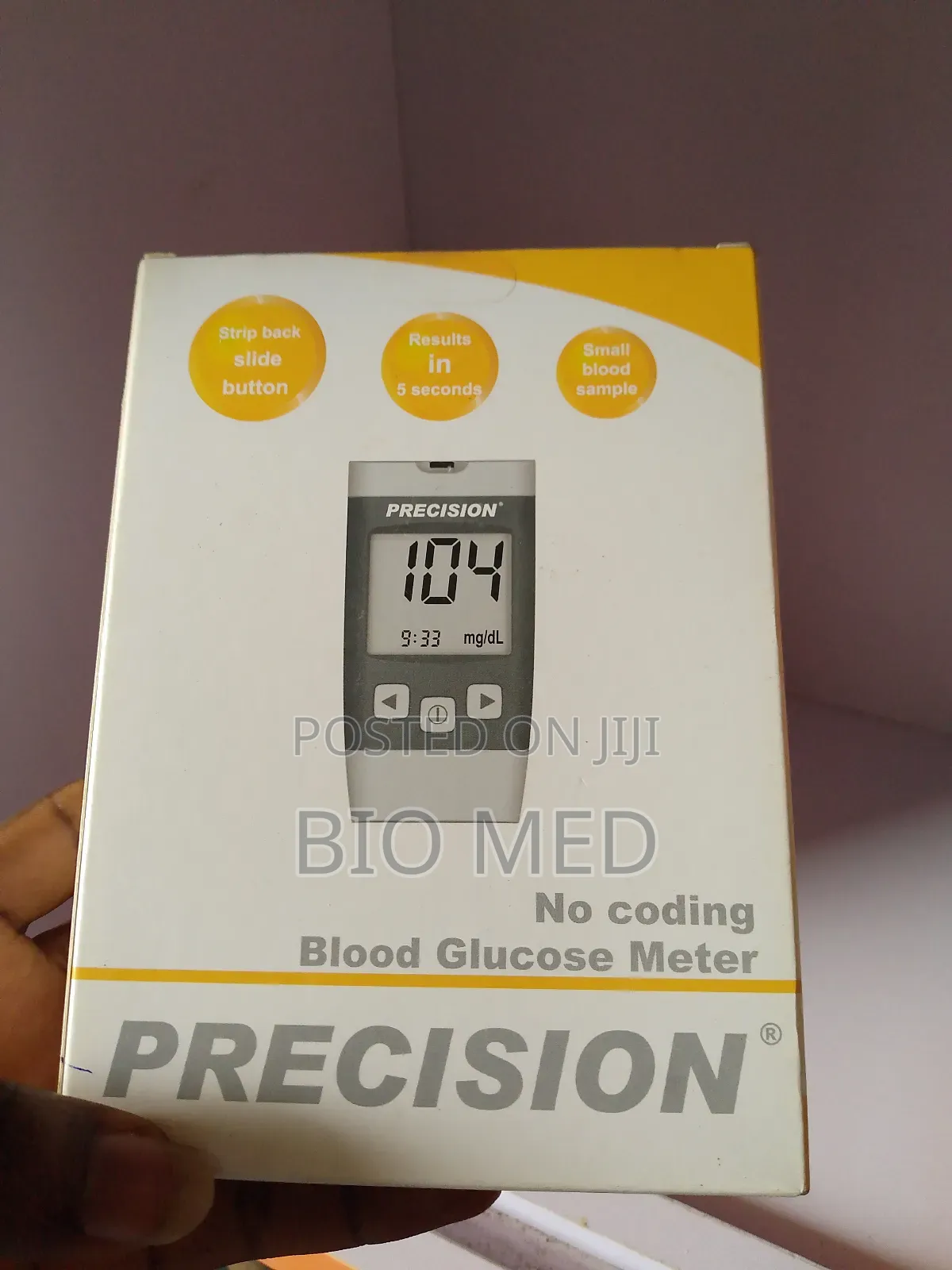 Precision Blood Glucose Meter | Blood Sugar Machine.