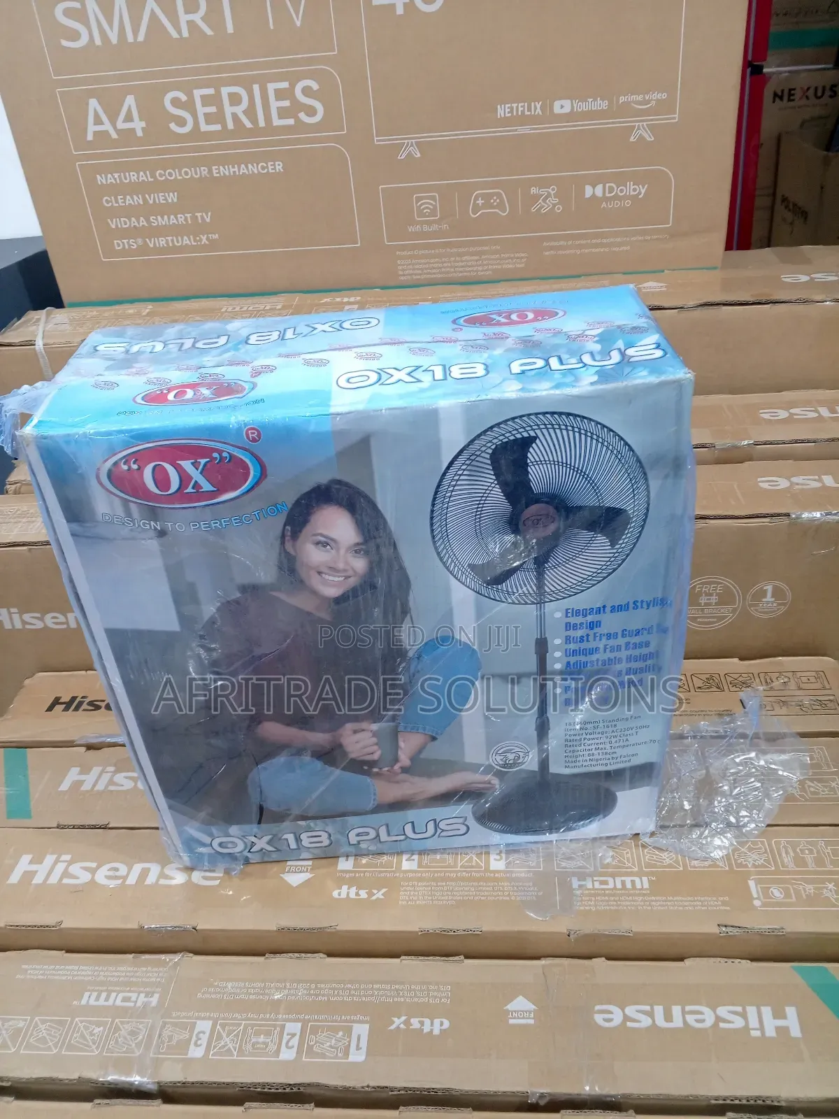 OX 18plus Pedestal Fan- Bestpick