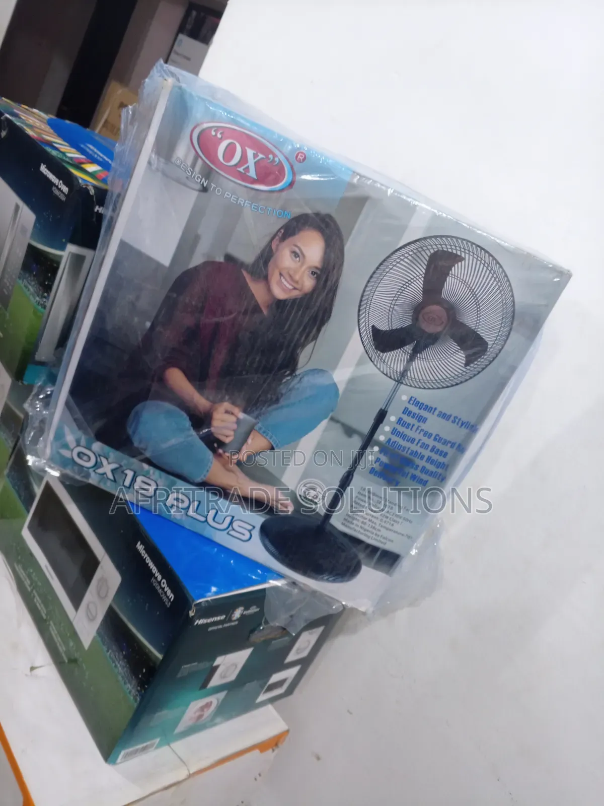 OX 18plus Pedestal Fan- Antitrust Body