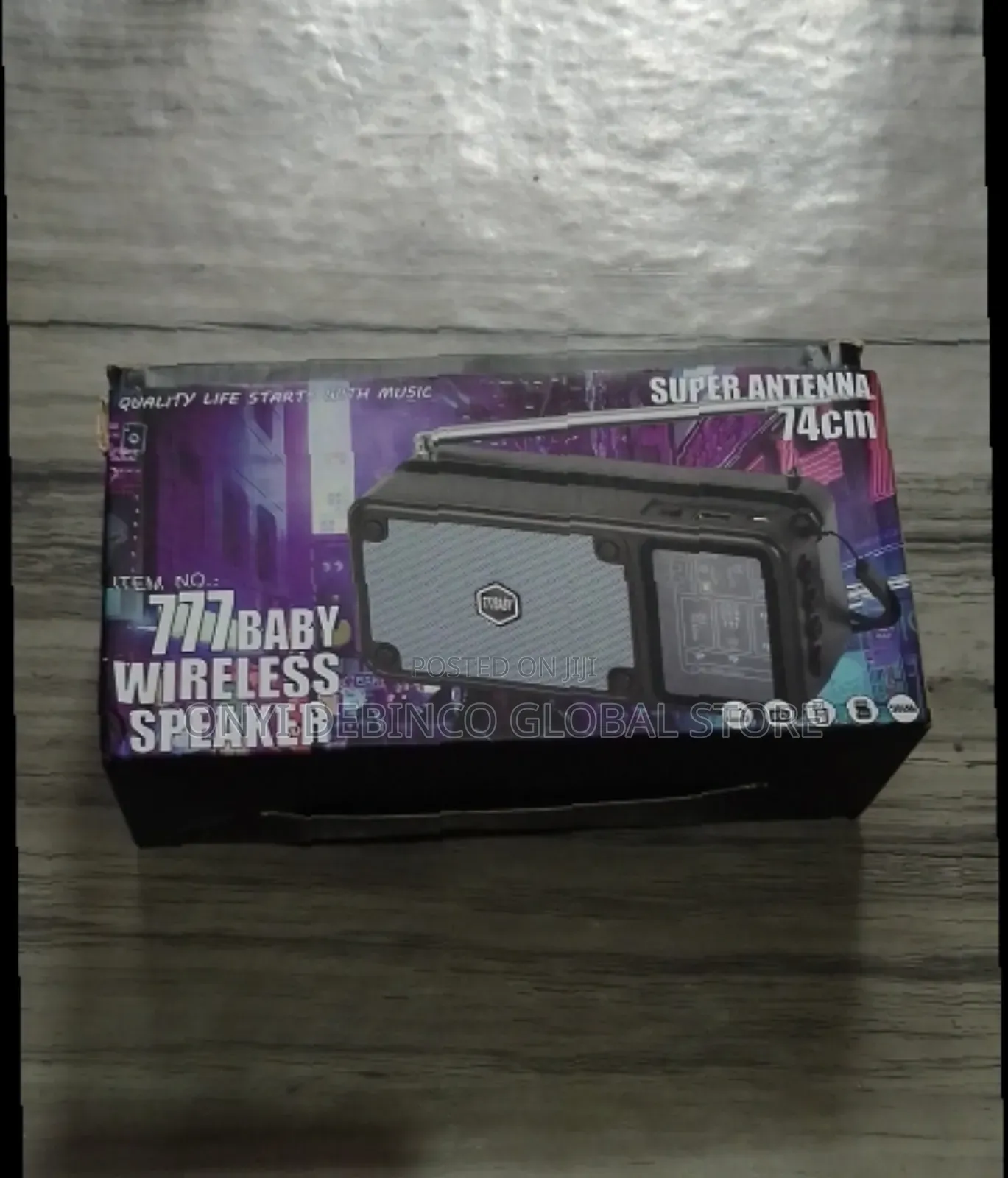 Portable Wireless Speaker With Solar Panel With Radio FM/MP3