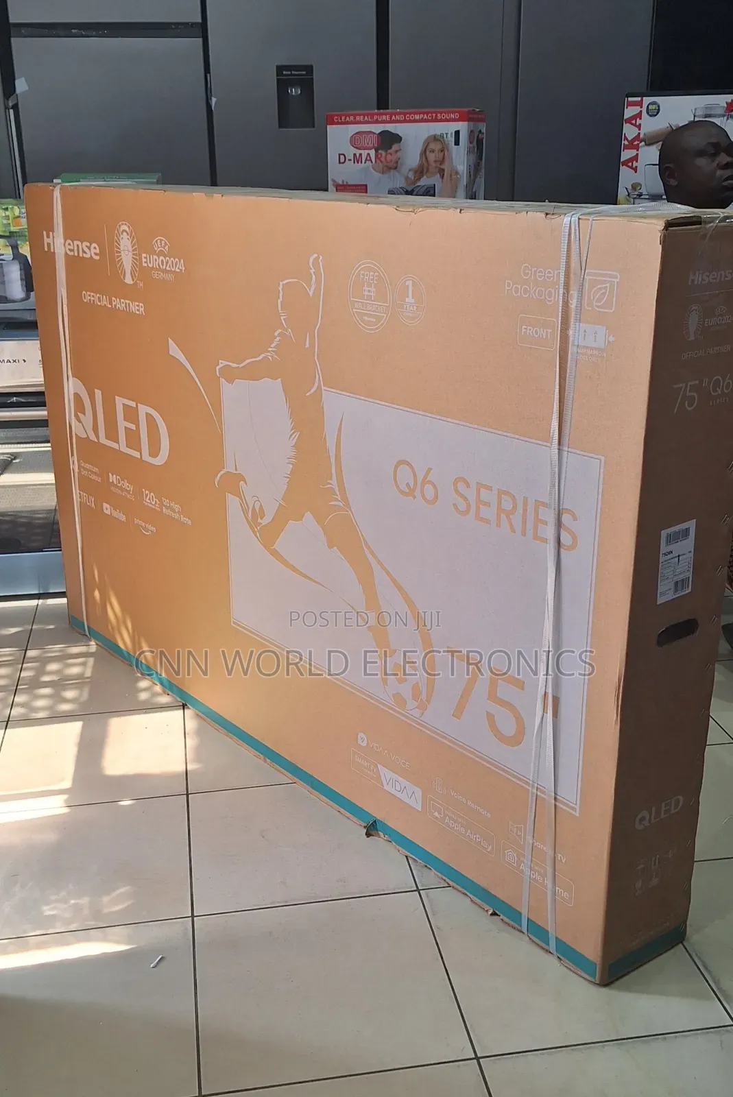 New Hisense 75q6n Qled Smart (Q6 Series) Netflix Youtube
