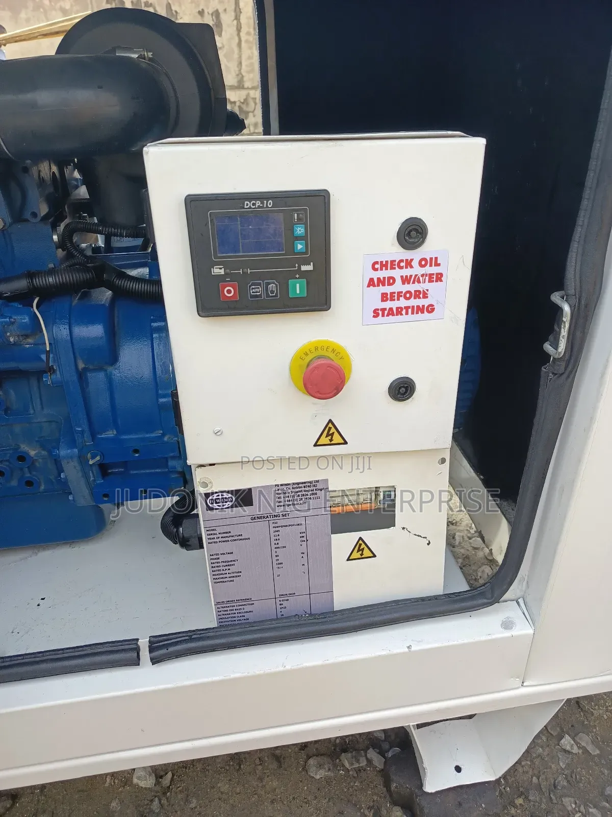 20kva FG Wilson Perkins Latest Body