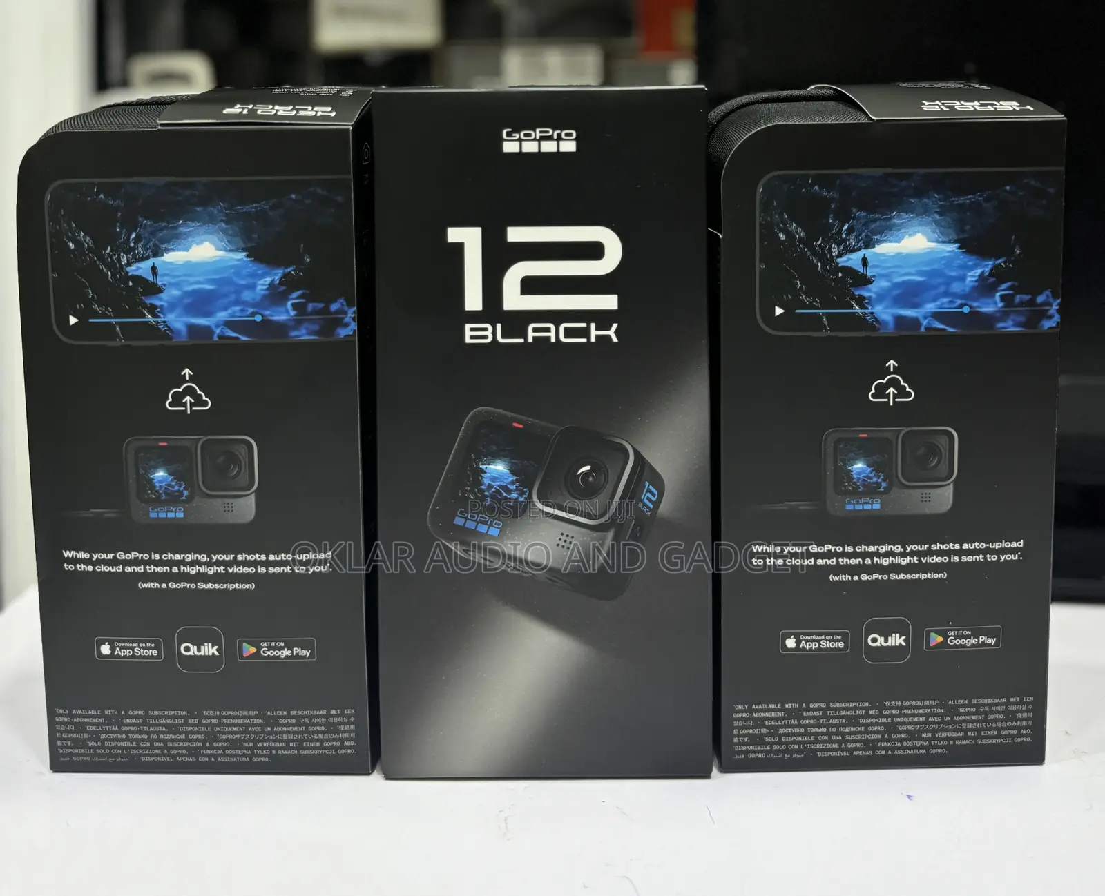 Gopro Hero 12 Black With 64gb Memory and Carrying Pouch