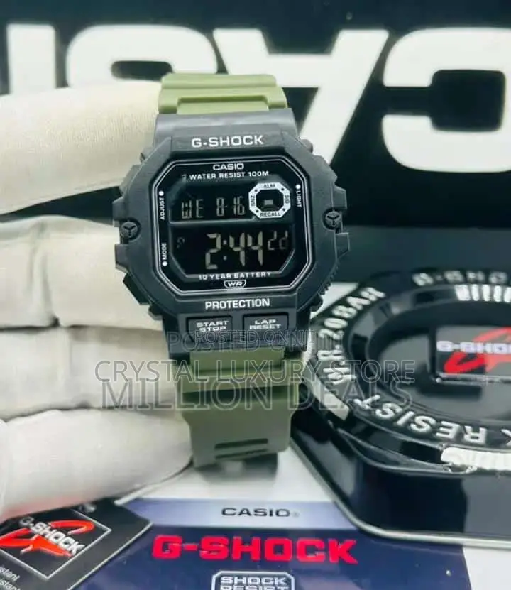 G-Shock Quality Luxury Rubber Strap Wristwatch