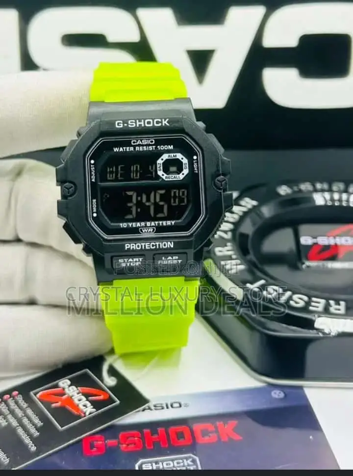G-Shock Quality Luxury Rubber Strap Wristwatch