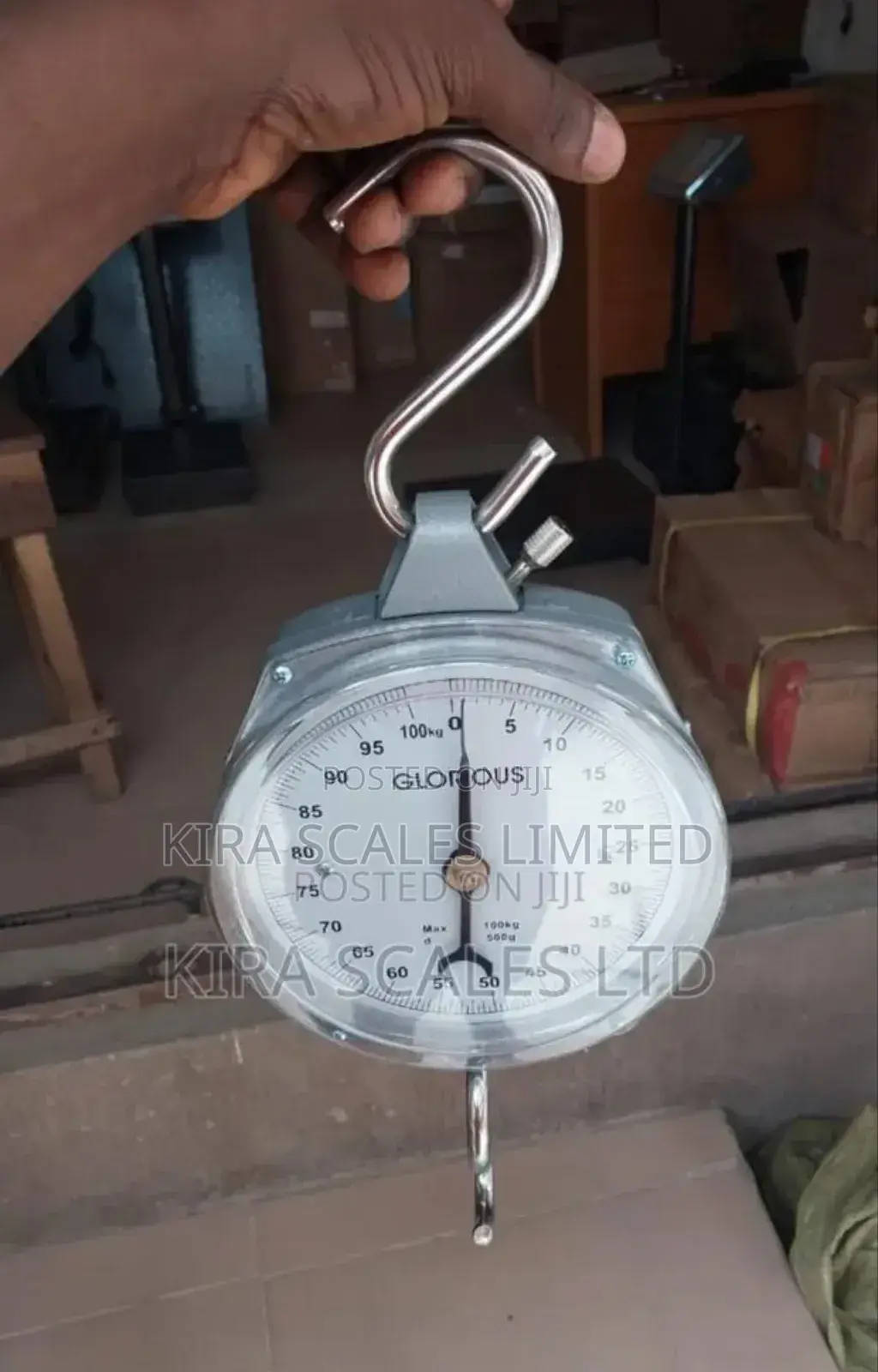 High Quality Spring Dial Hanging Scale -100kg