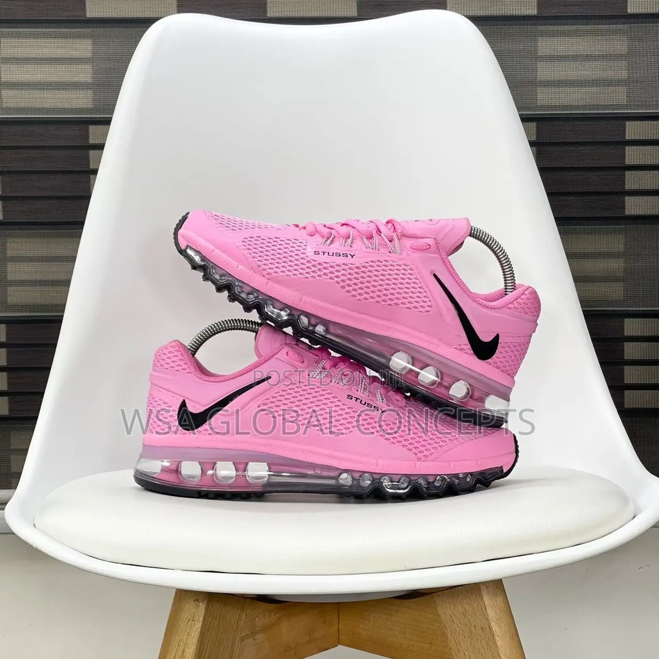 Stussi X Nike Airmax “13 Psychic Pink