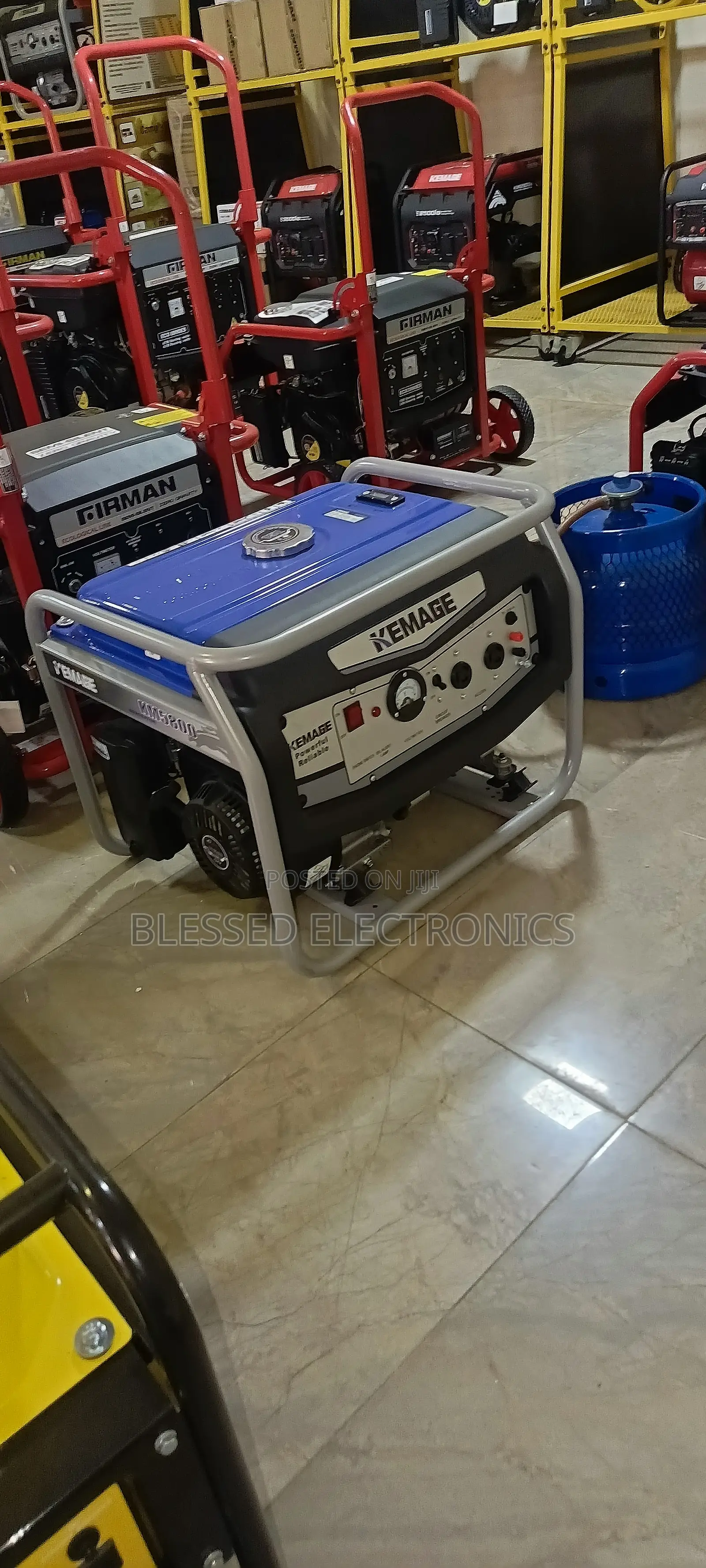 KEMAGE 4.5kva Generator Uses Fuel and Gas Cylinder 100% Orig