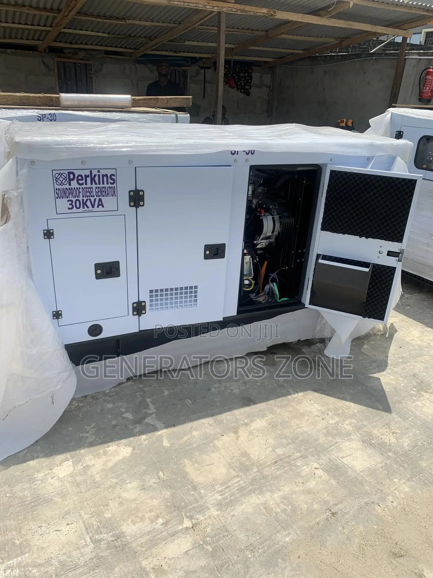 Rated Power 30kva Perkins Soundproof Generator