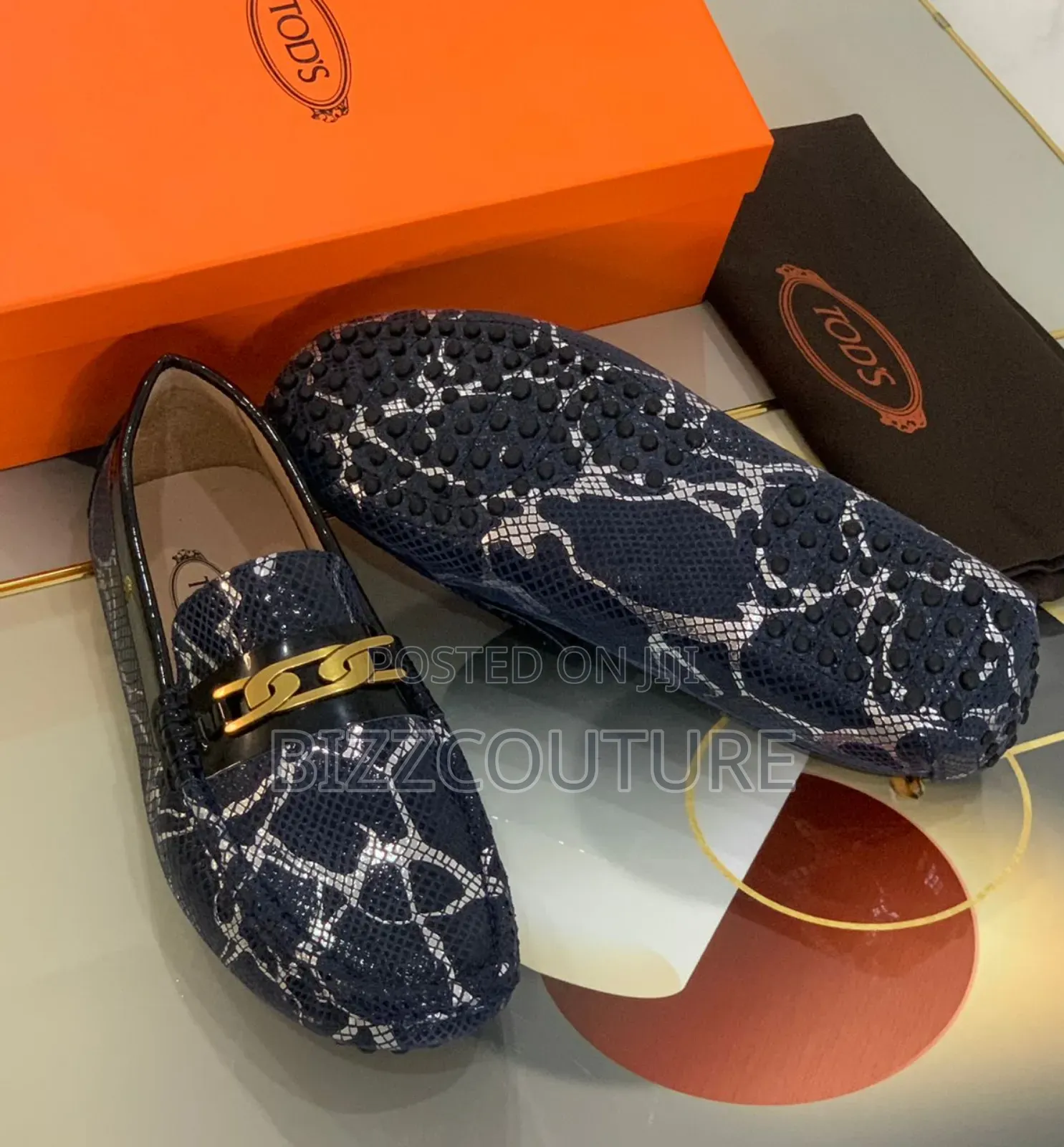 Original Hermes Leather Loafers Available in Store