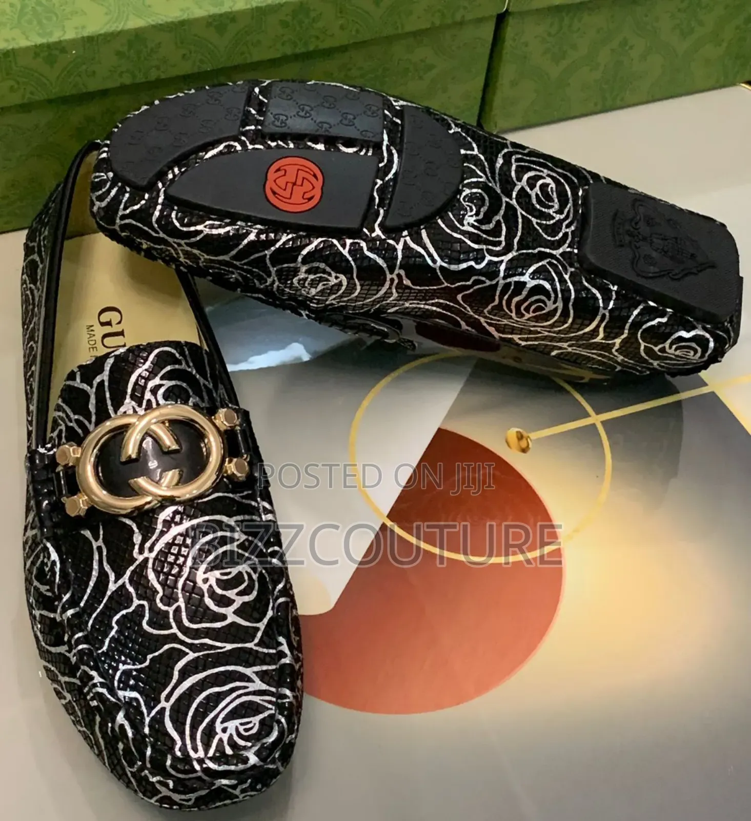 Original Gucci Leather Loafers Available in Store