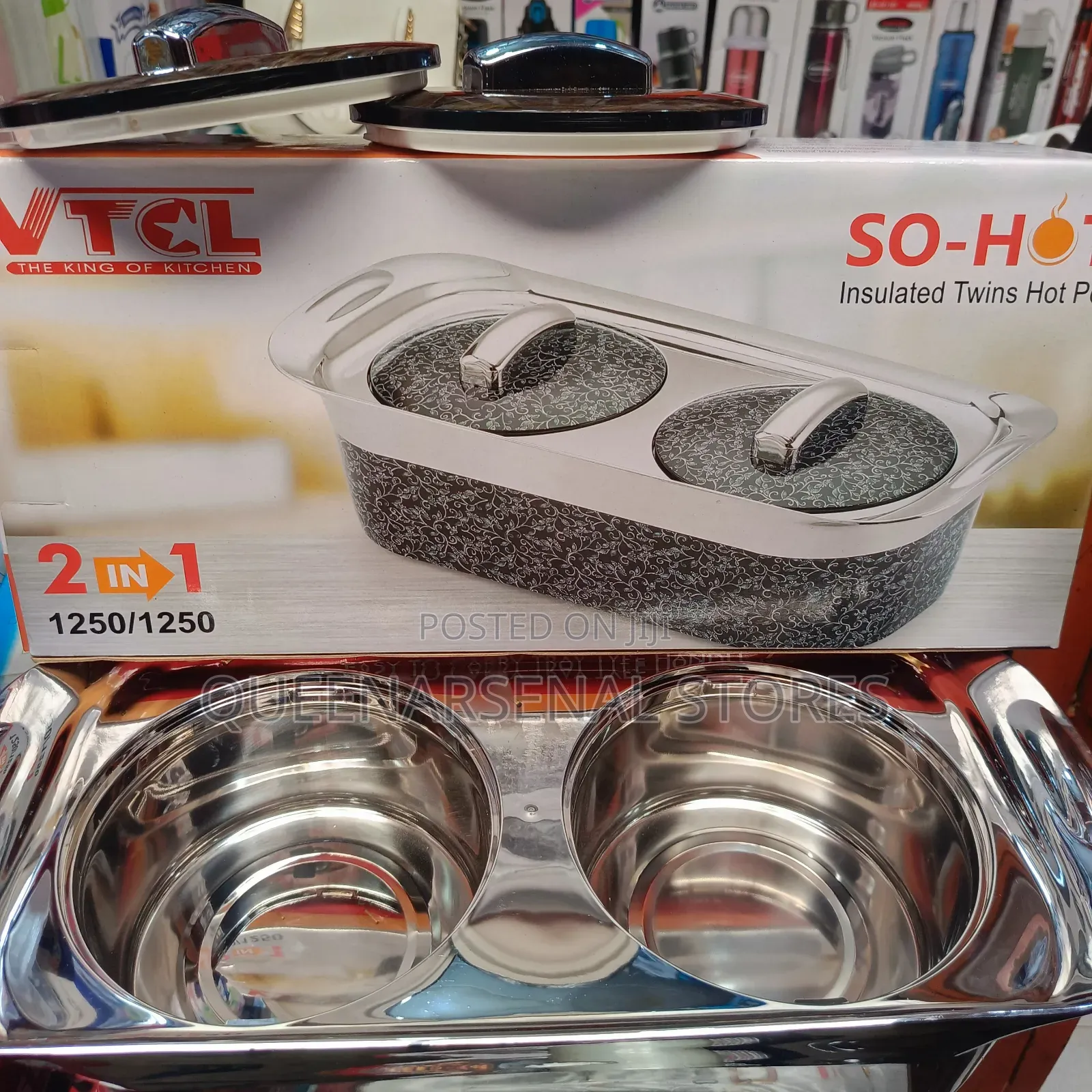 2in1 VTCL Insulated Twin Hot Plate