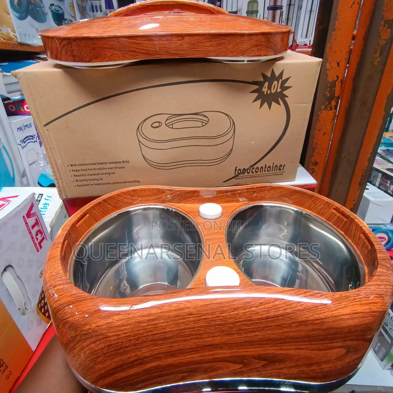 2in1 Hot Food Flask 2L Each