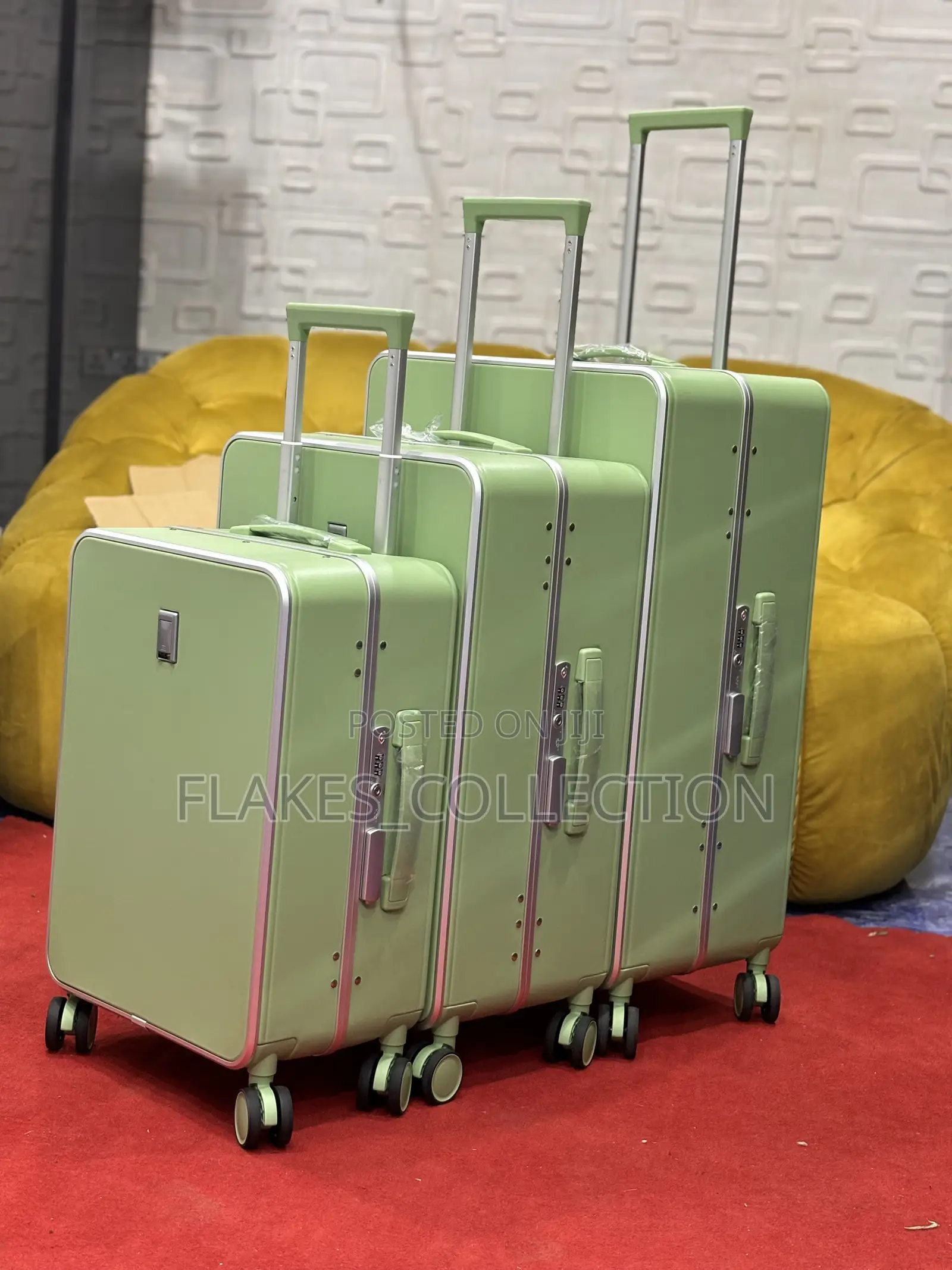 Set Of 3 Aluminum Luggage Box