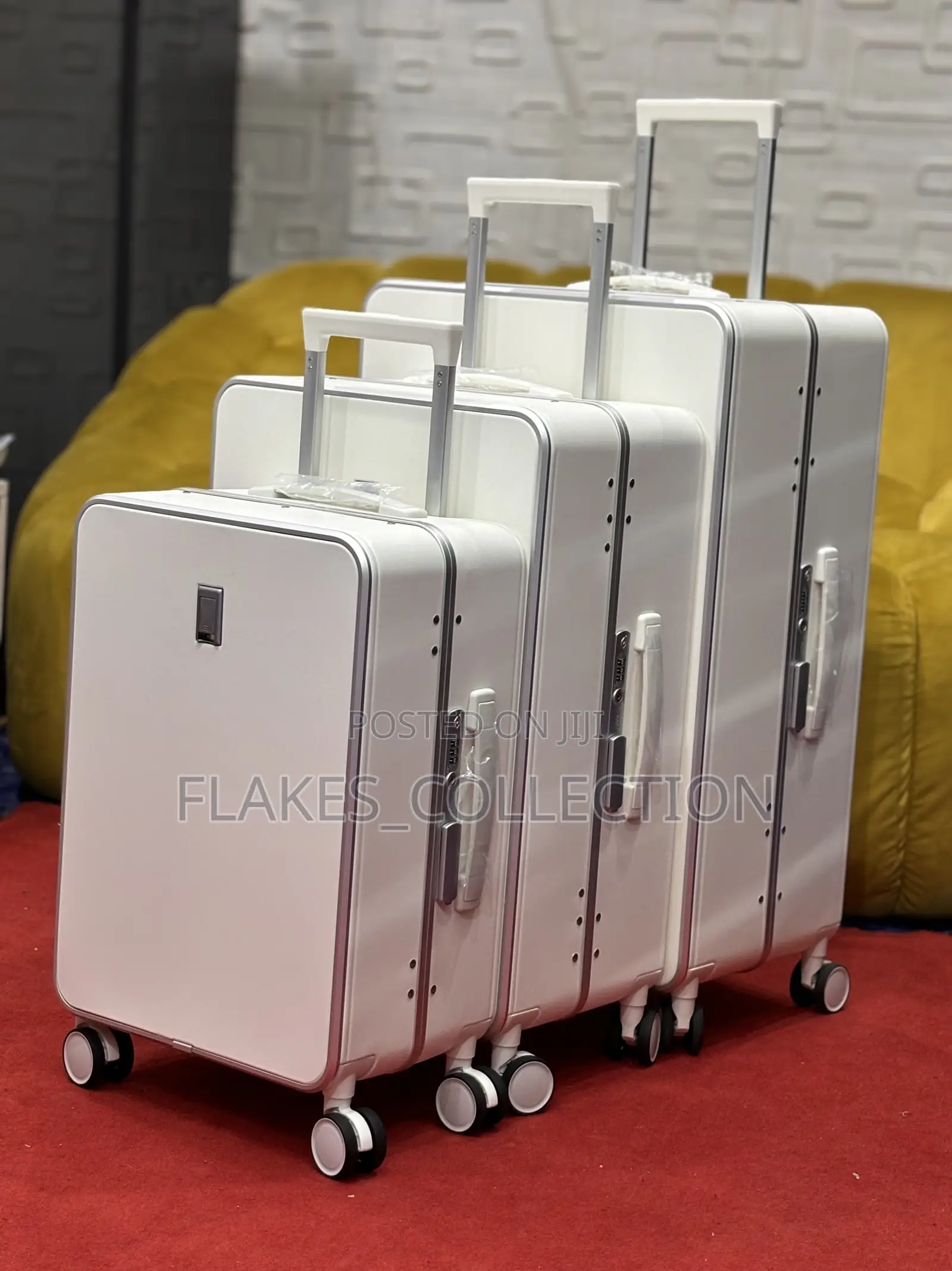 Set Of 3 Aluminum Luggage Box