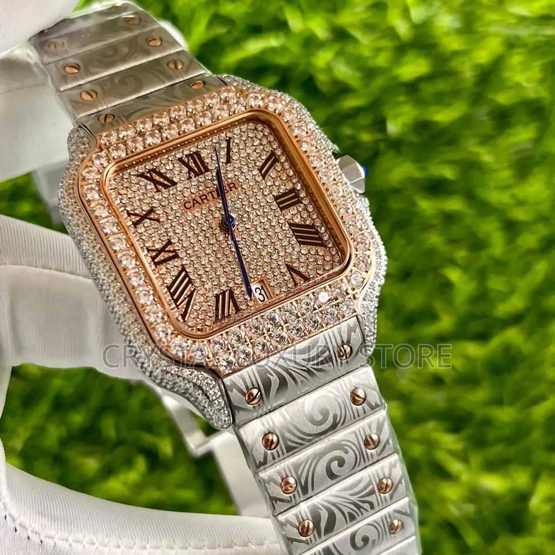 Cartier Quality Luxury Men Chain Wristwatch