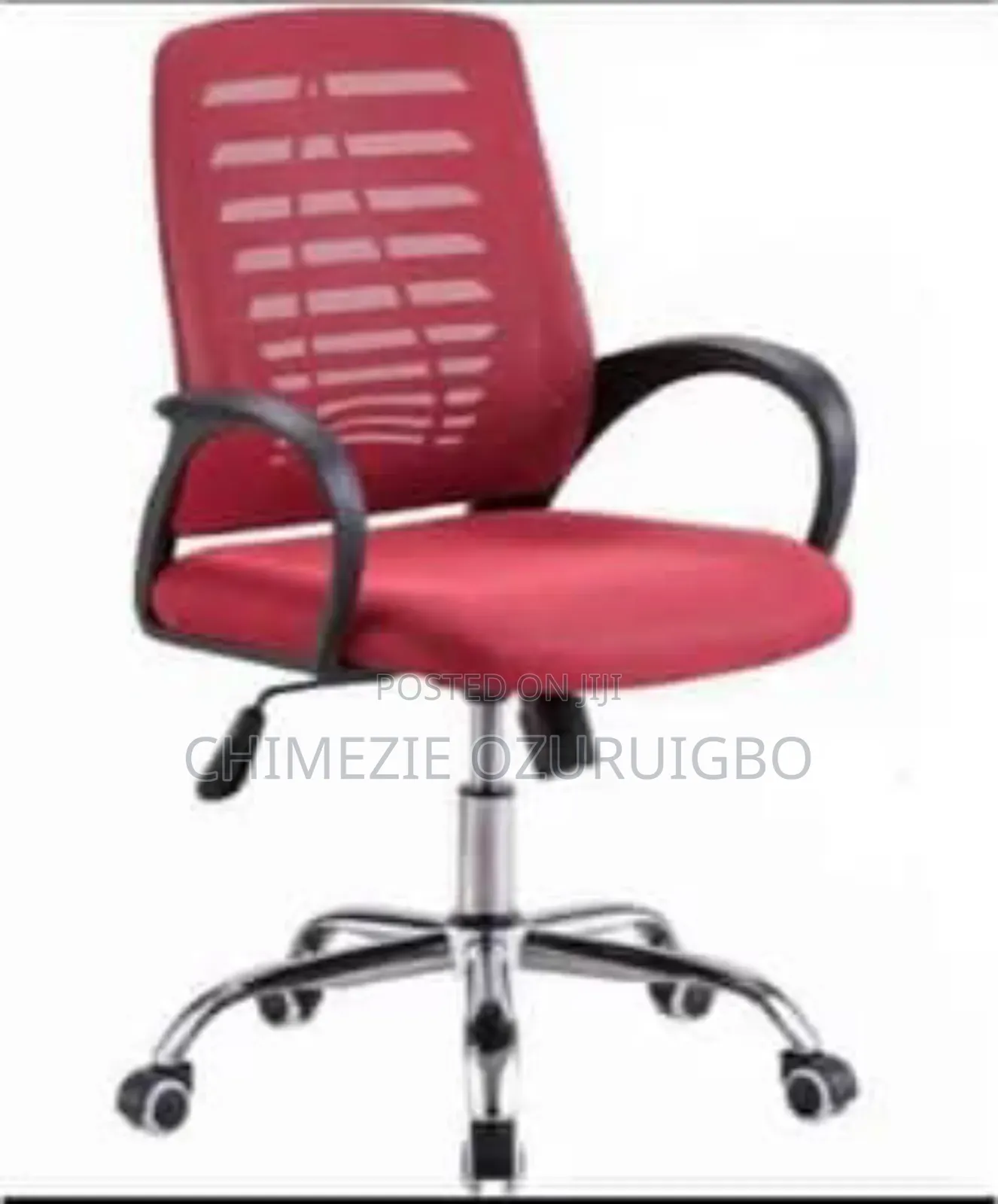 Mesh And Fabric Office Swivel Chair