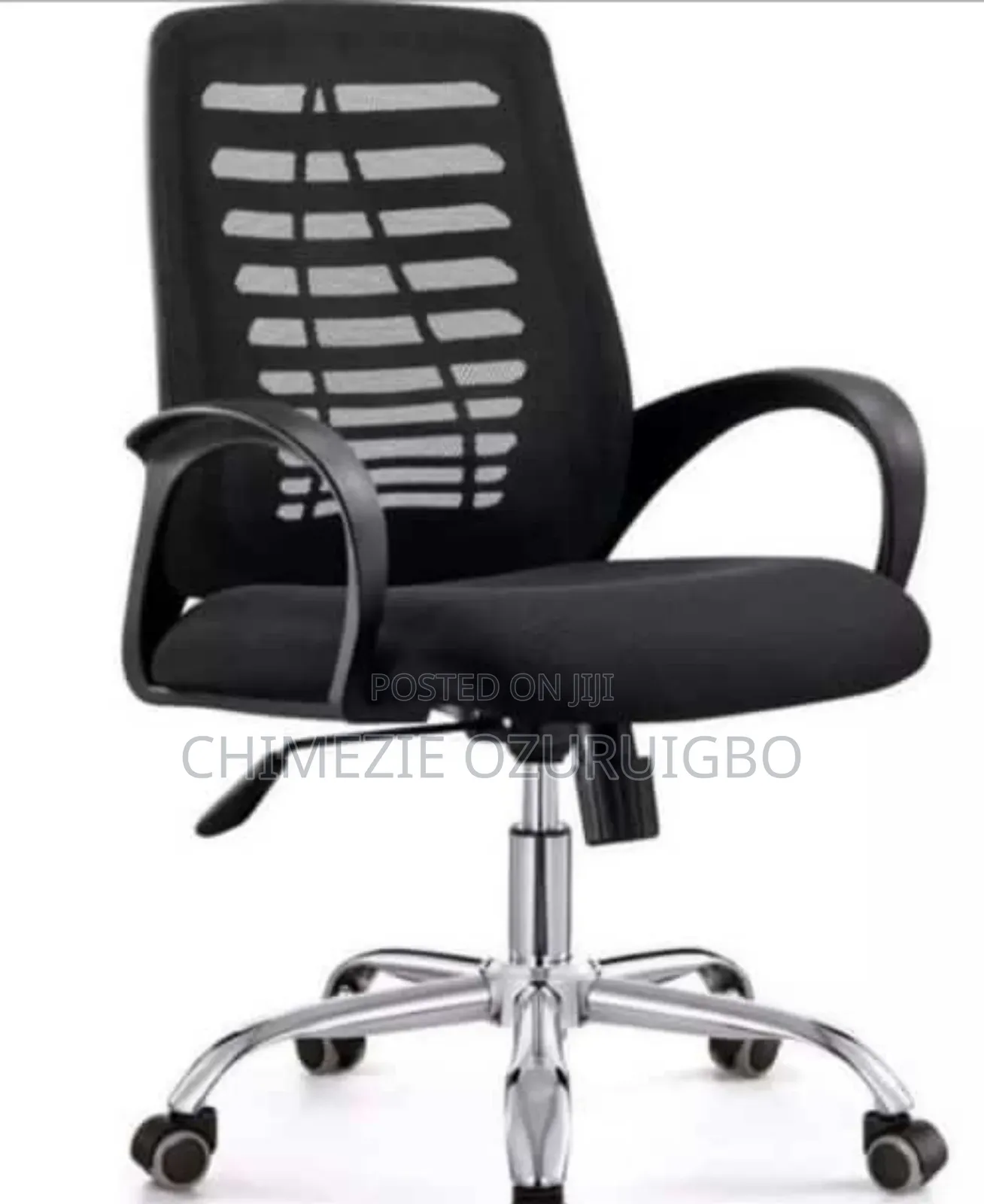 Mesh And Fabric Office Swivel Chair