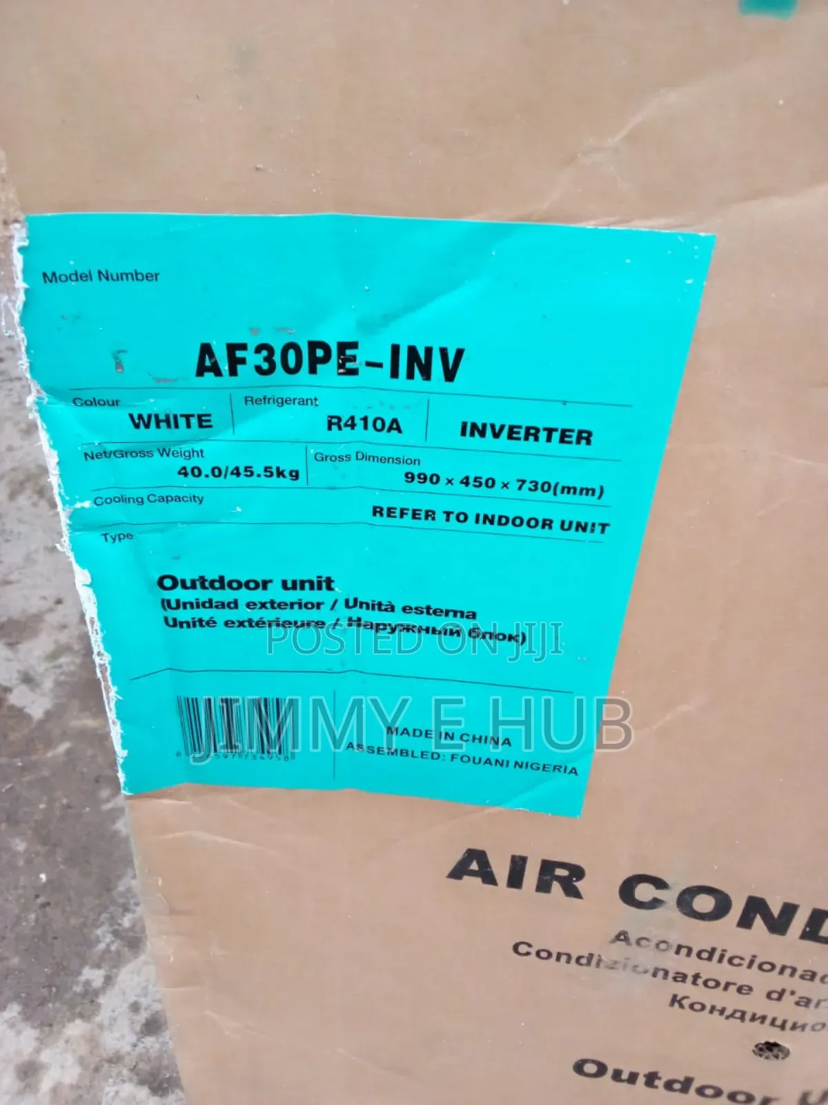Hisense Floor Standing AC 3.0HP Inverter
Hisfs3hpinv