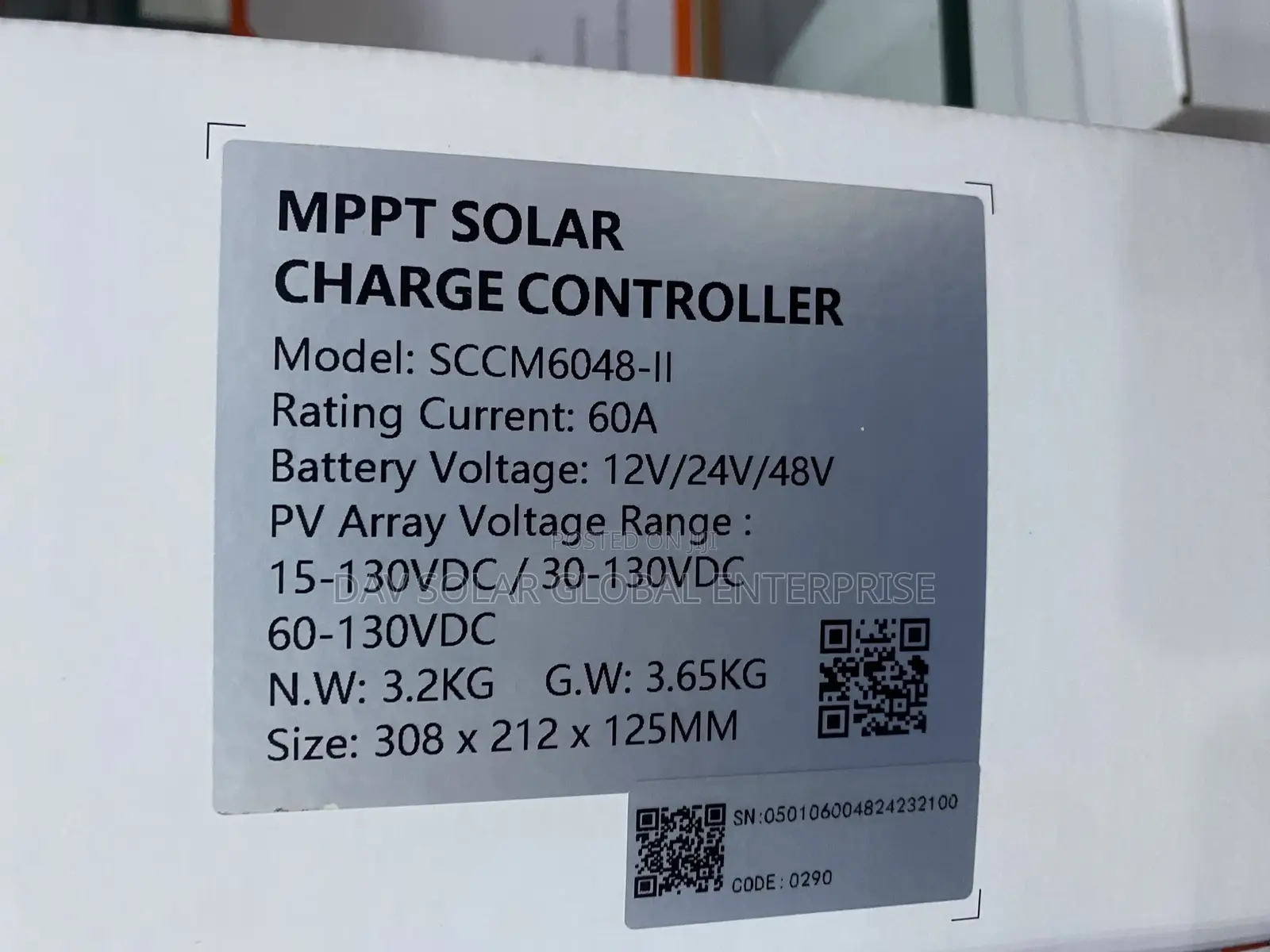 60A MPPT Solar Charge Controller