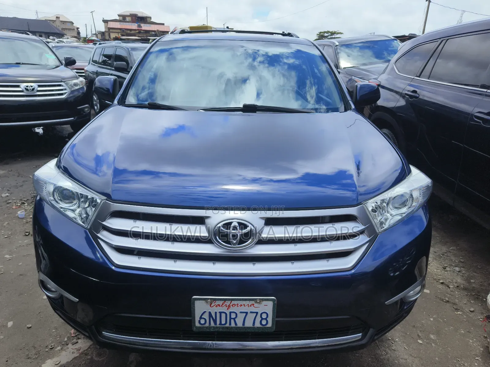 Toyota Highlander Limited 2012 Blue