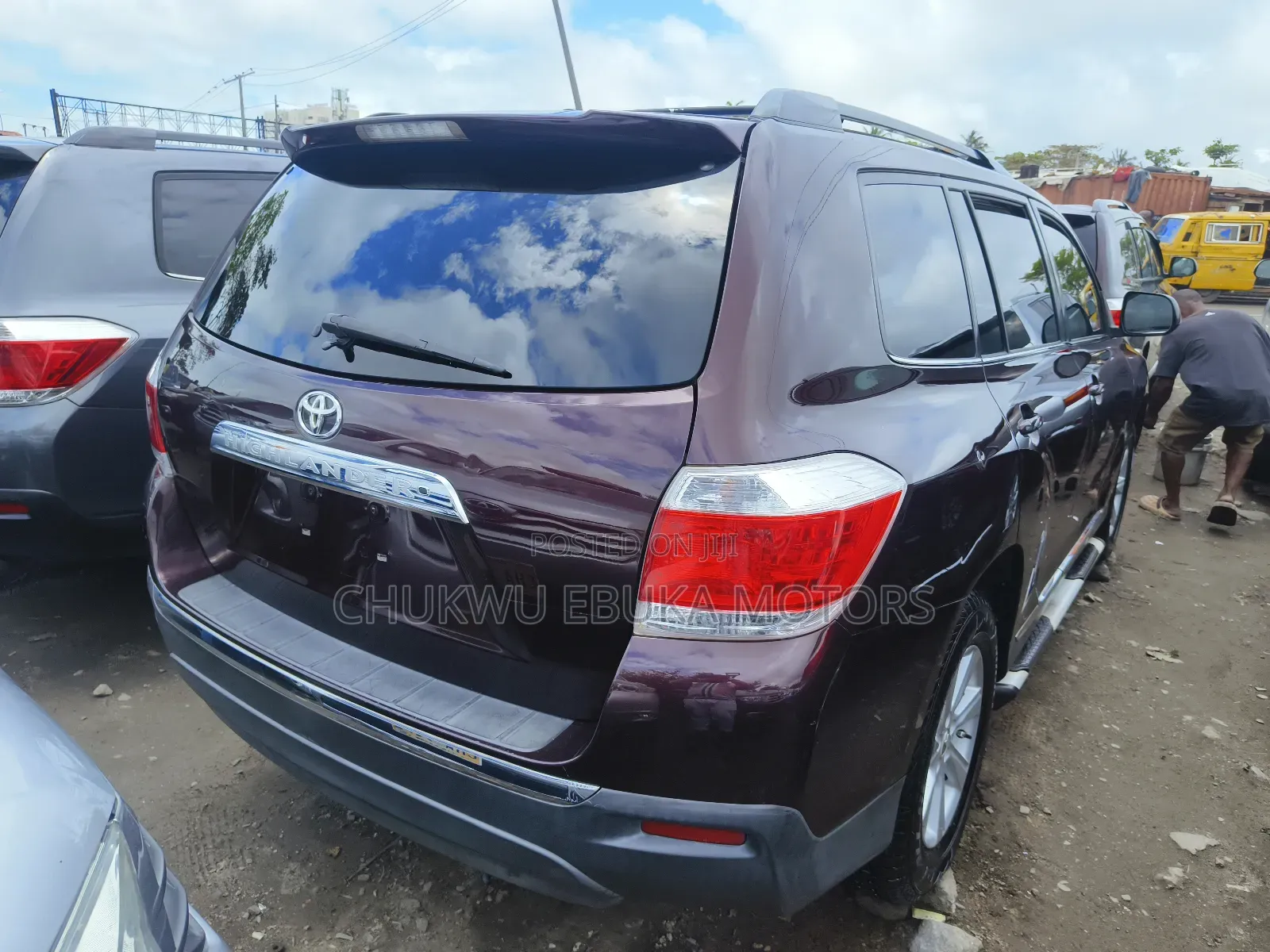 Toyota Highlander Limited 2012 Red