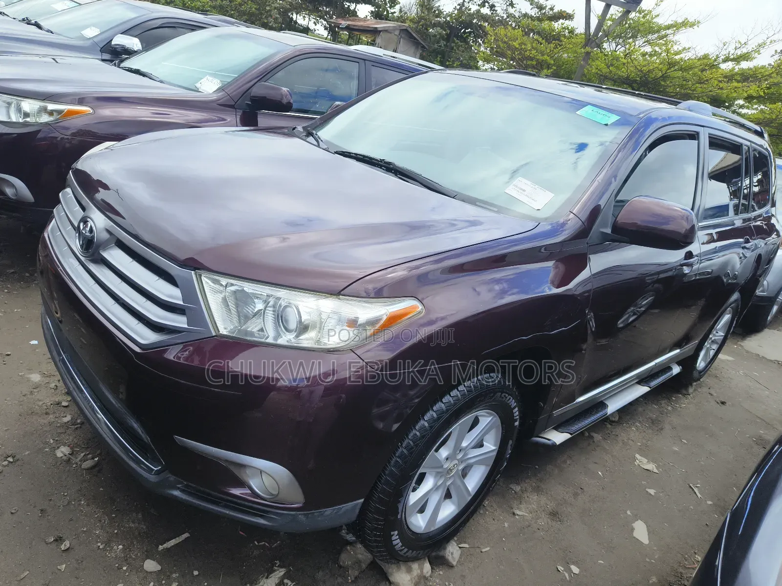 Toyota Highlander Limited 2012 Red