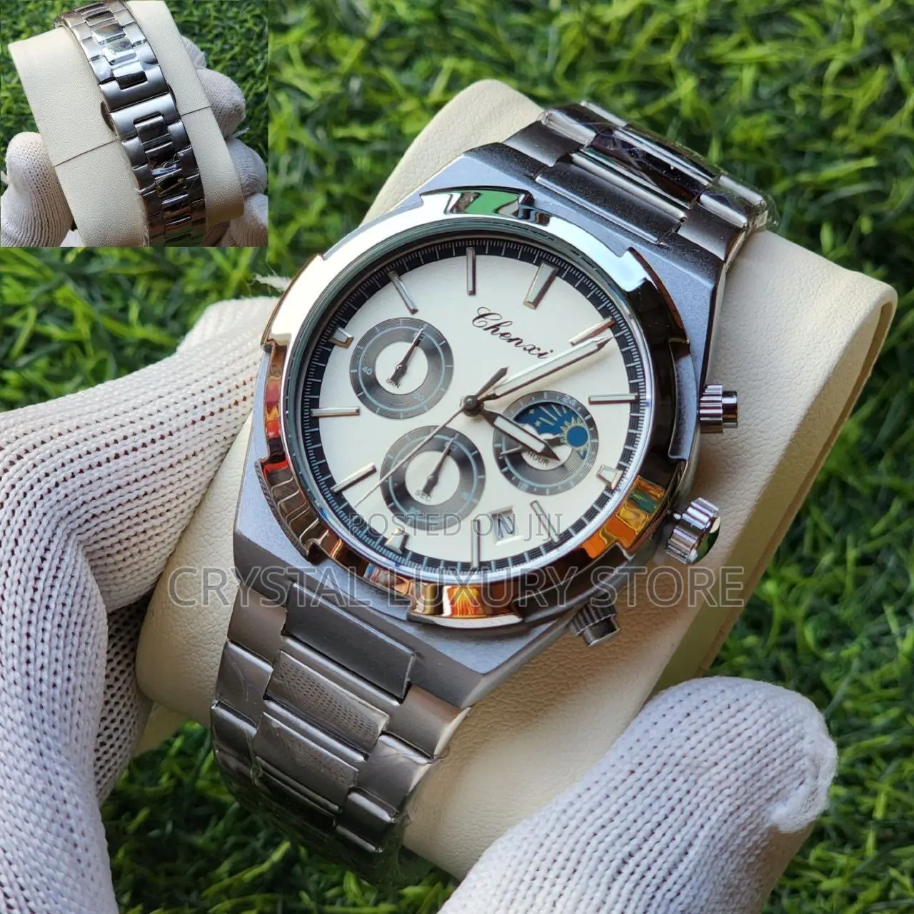 Chenxi Quality Luxury Men Chain Wristwatch