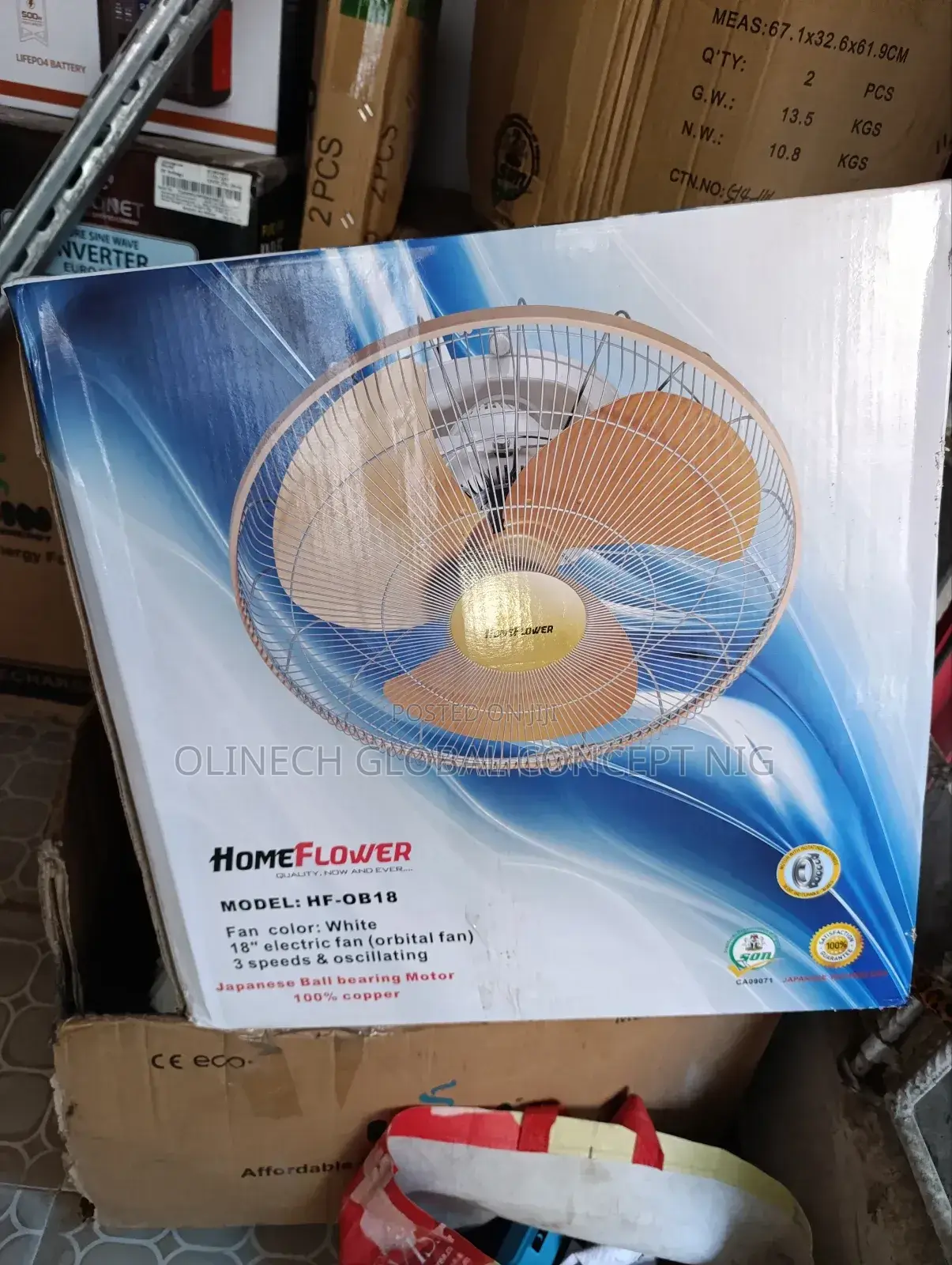 18 Inches Homeflower Orbital Fan