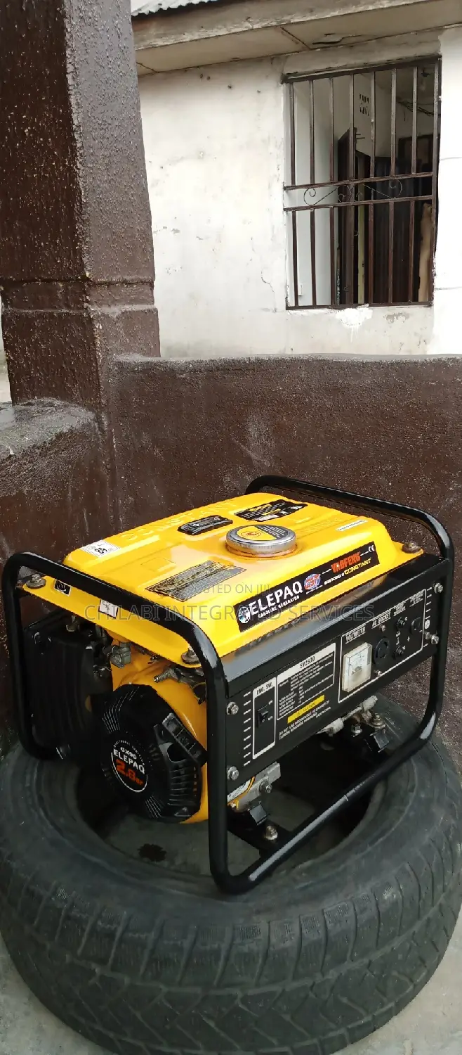 1 Month Old 2KVA ELEPAQ SV2500 Generator Ideal for Freezer