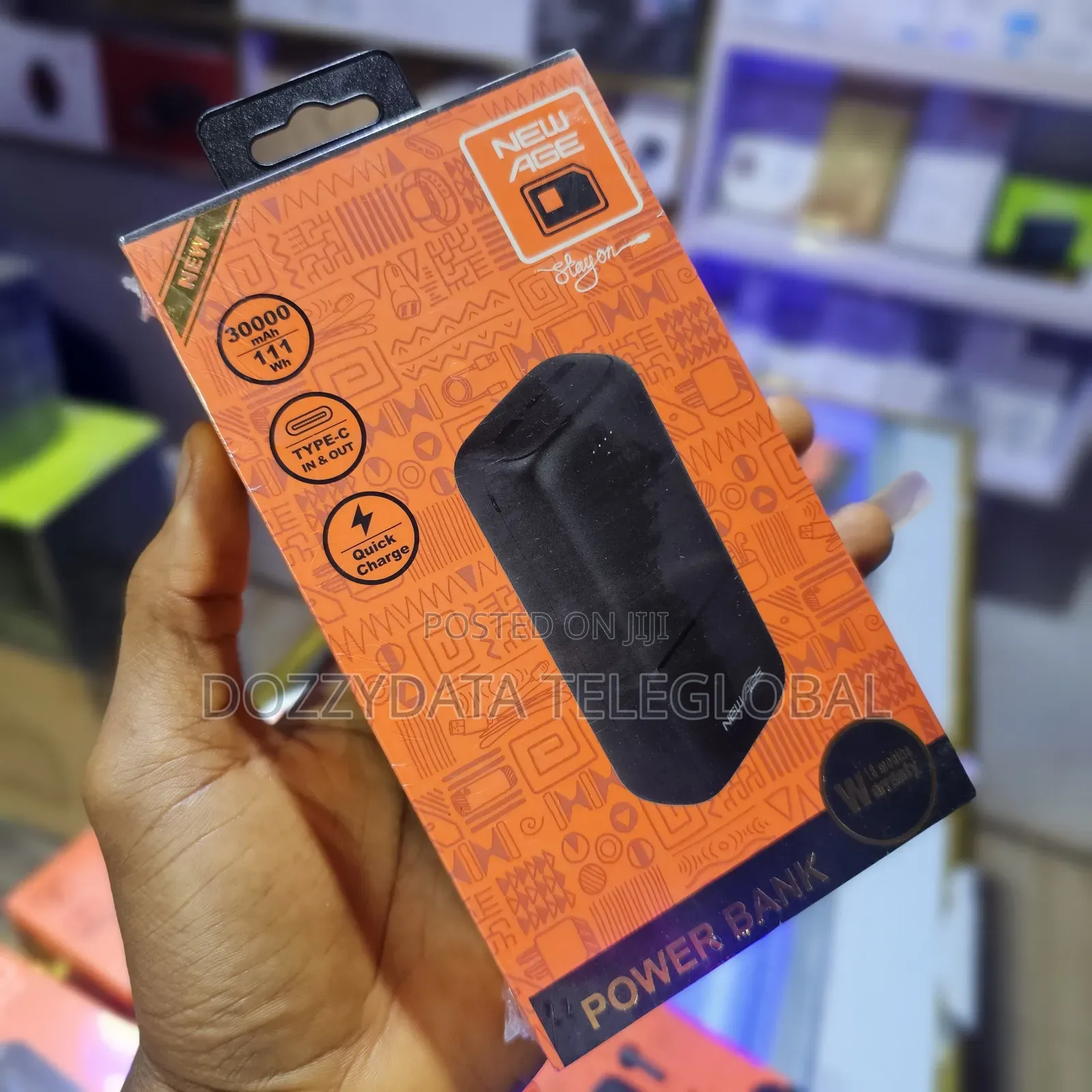 Newage 30000mah Type C in and Out Fast Charging Powerbank