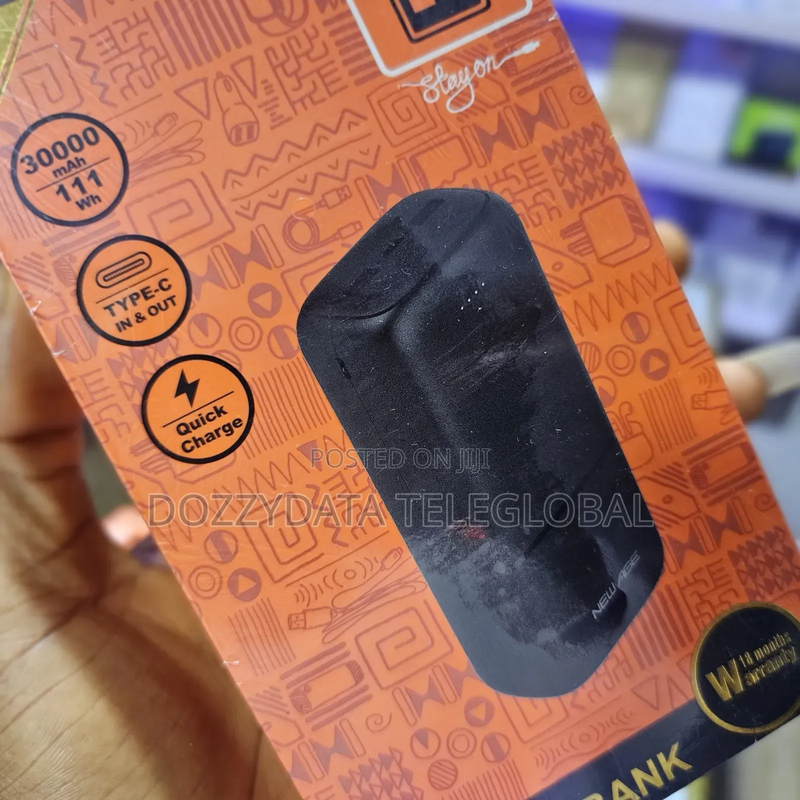 Newage 30000mah Type C in and Out Fast Charging Powerbank