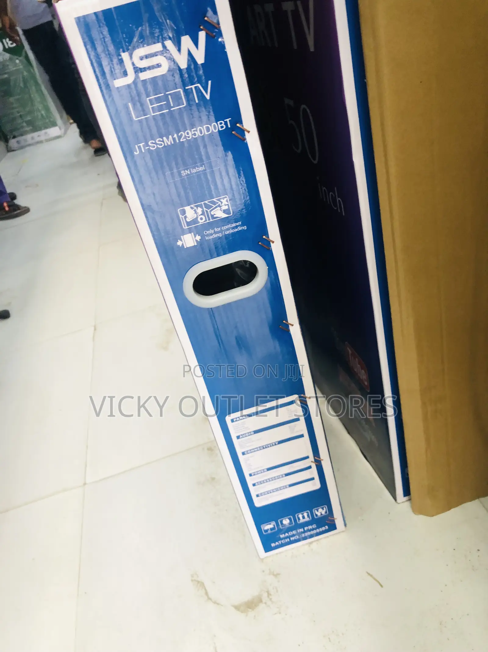 JSW 50” Inches Android UHD4K Smart Tv