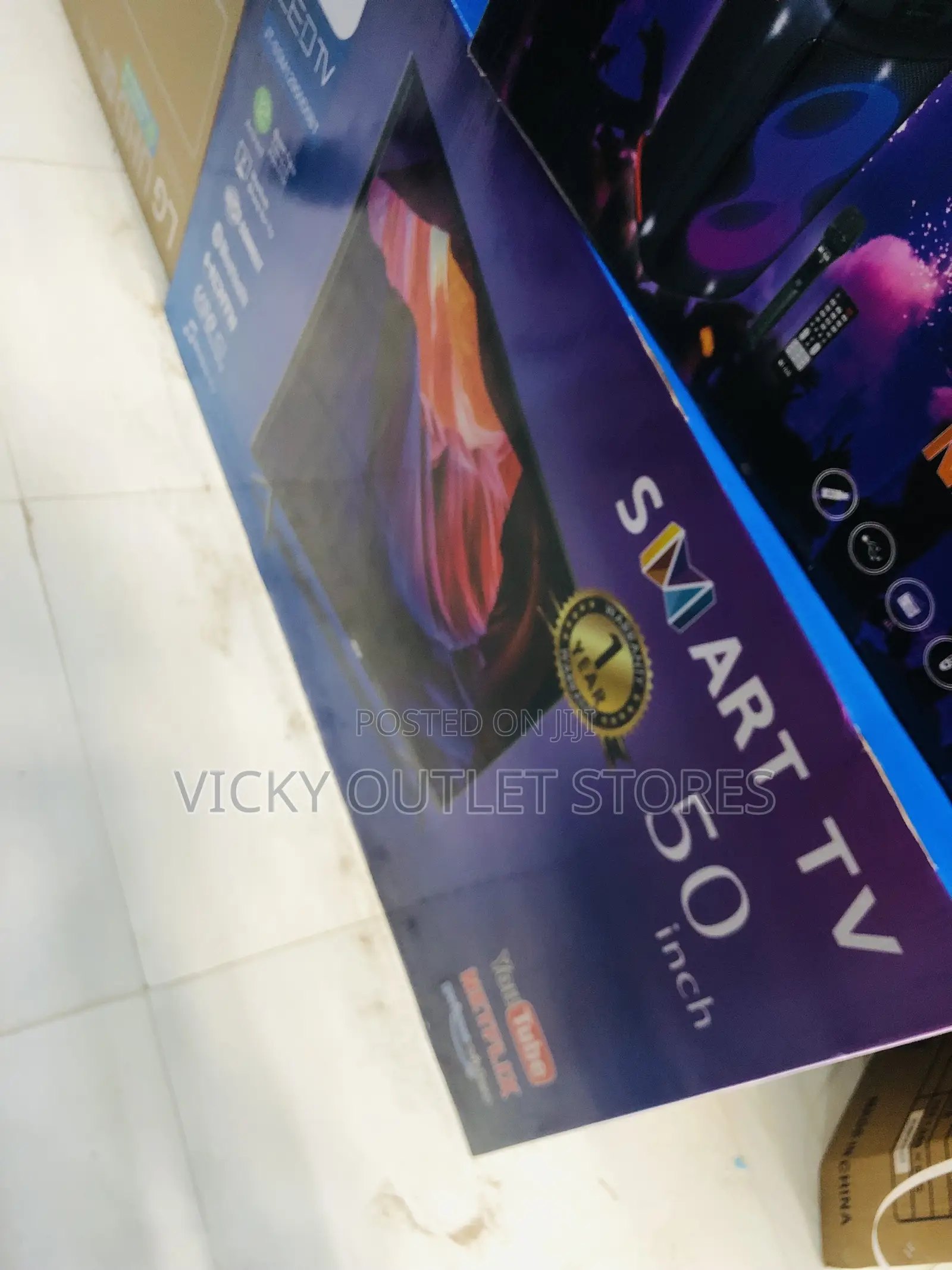 JSW 50” Inches Android UHD4K Smart Tv