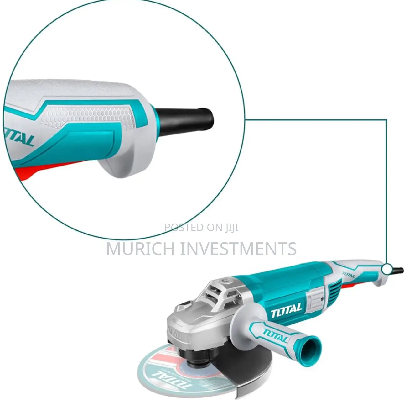 TOTAL Angle Grinder 2400w 9"