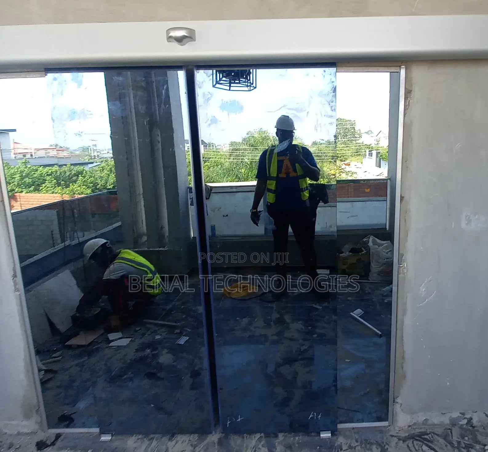 Smart Sliding Glass Door System